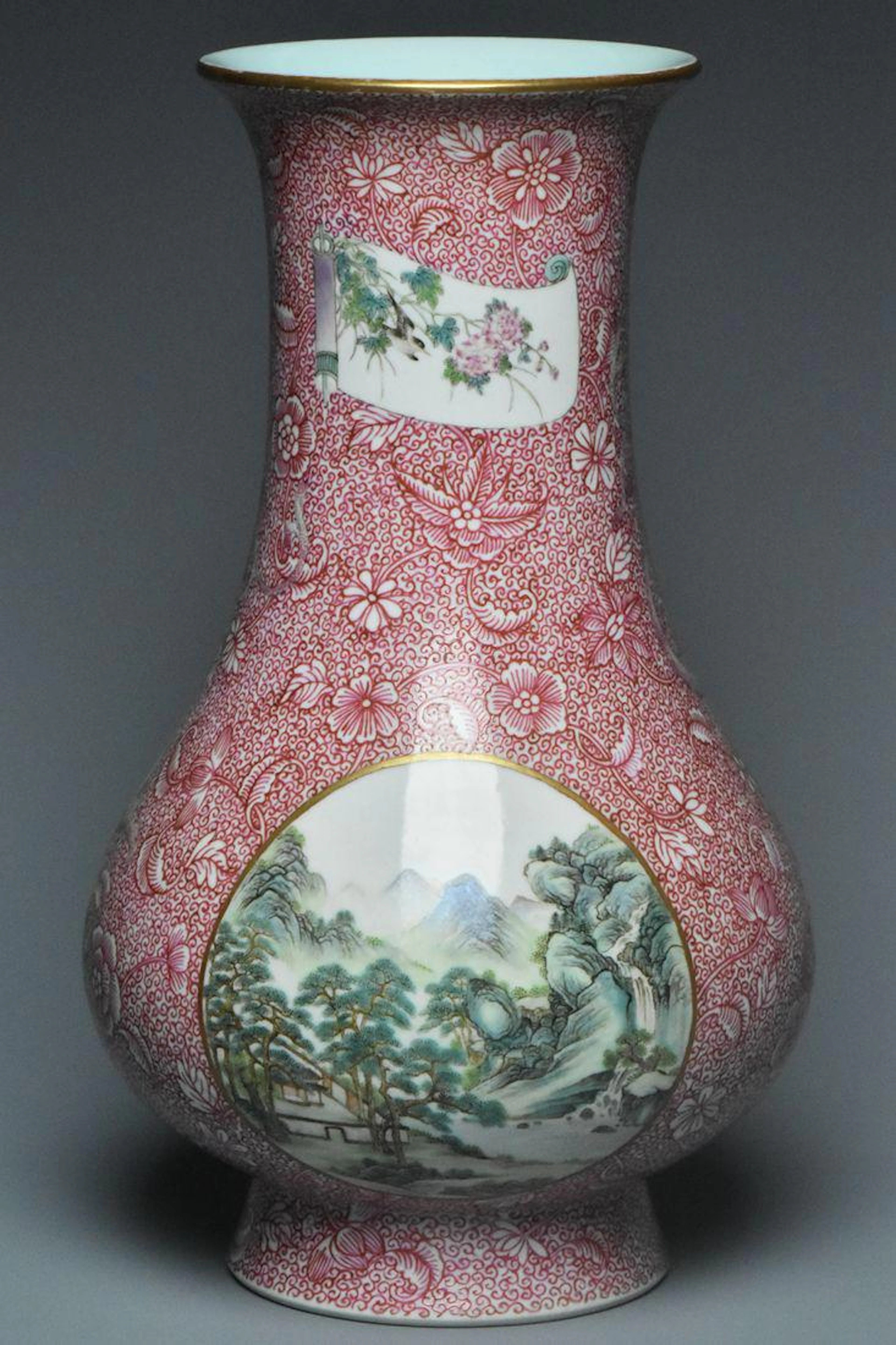 A qing dynasty vase qianlong mark and period