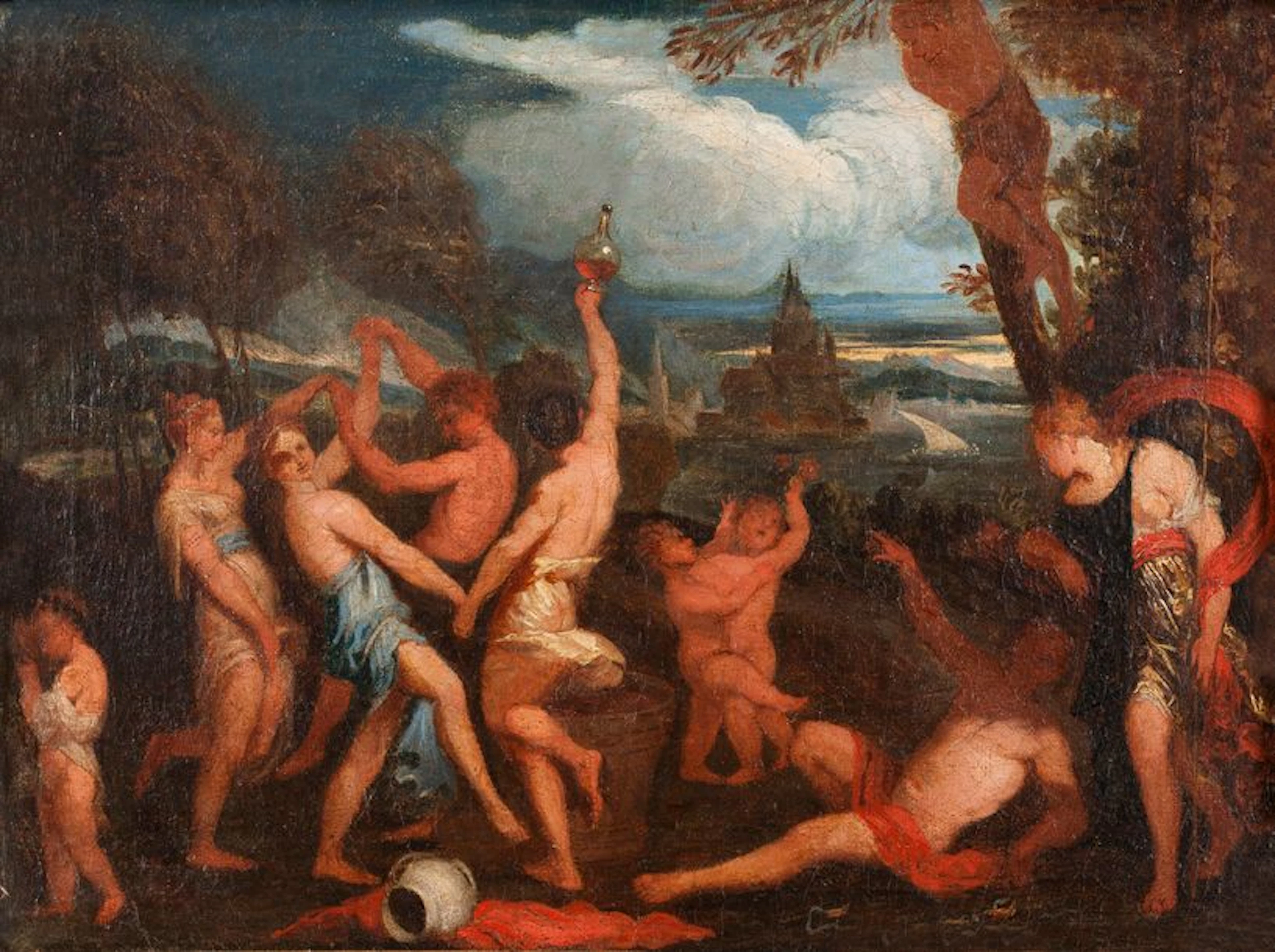 ECOLE VENITIENNE DU XIXE SIÈCLE, DANS LE GOÛT DE TITIEN