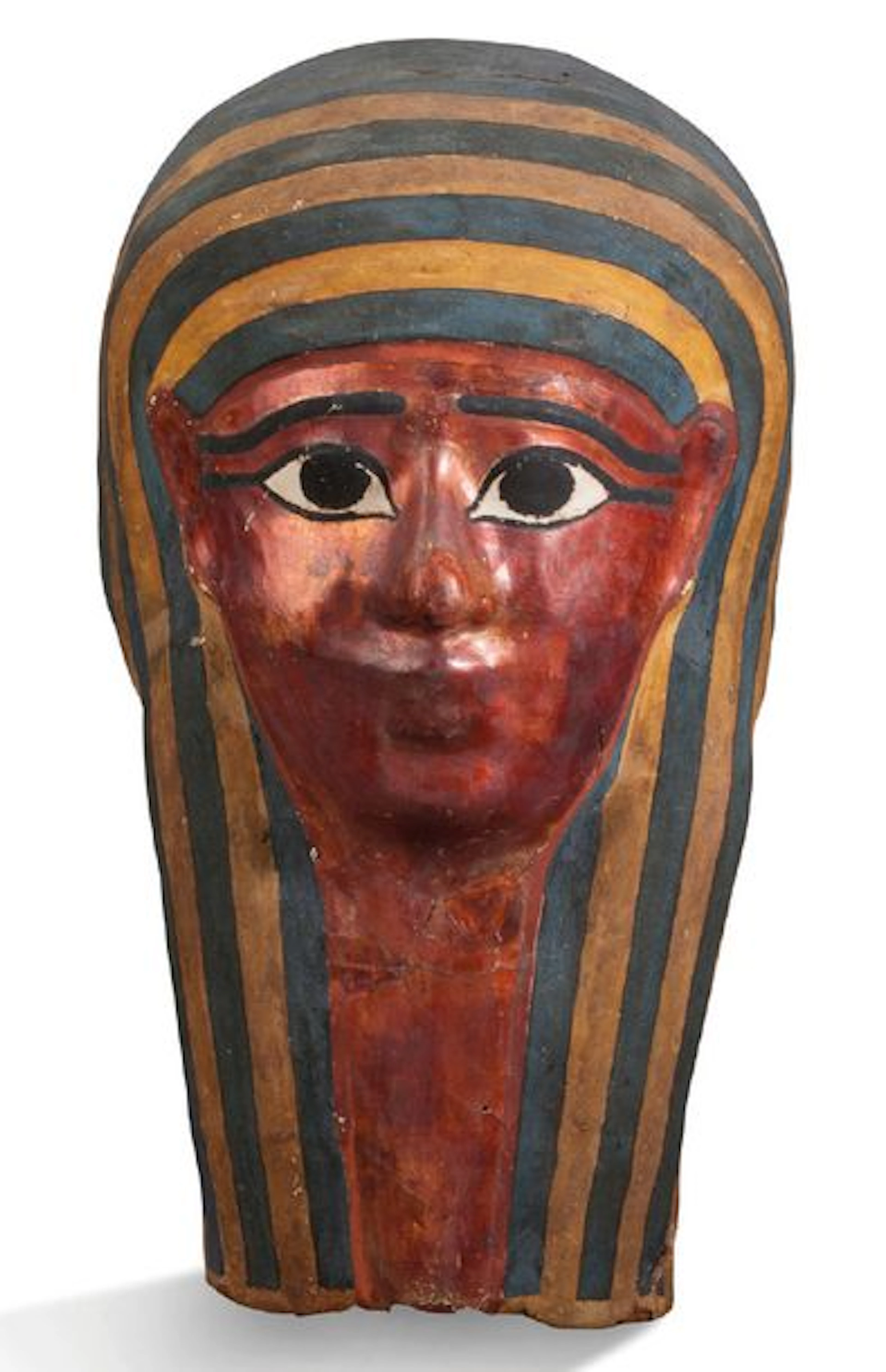 BEAU MASQUE : PLASTRON DE MOMIE. EGYPTE,…