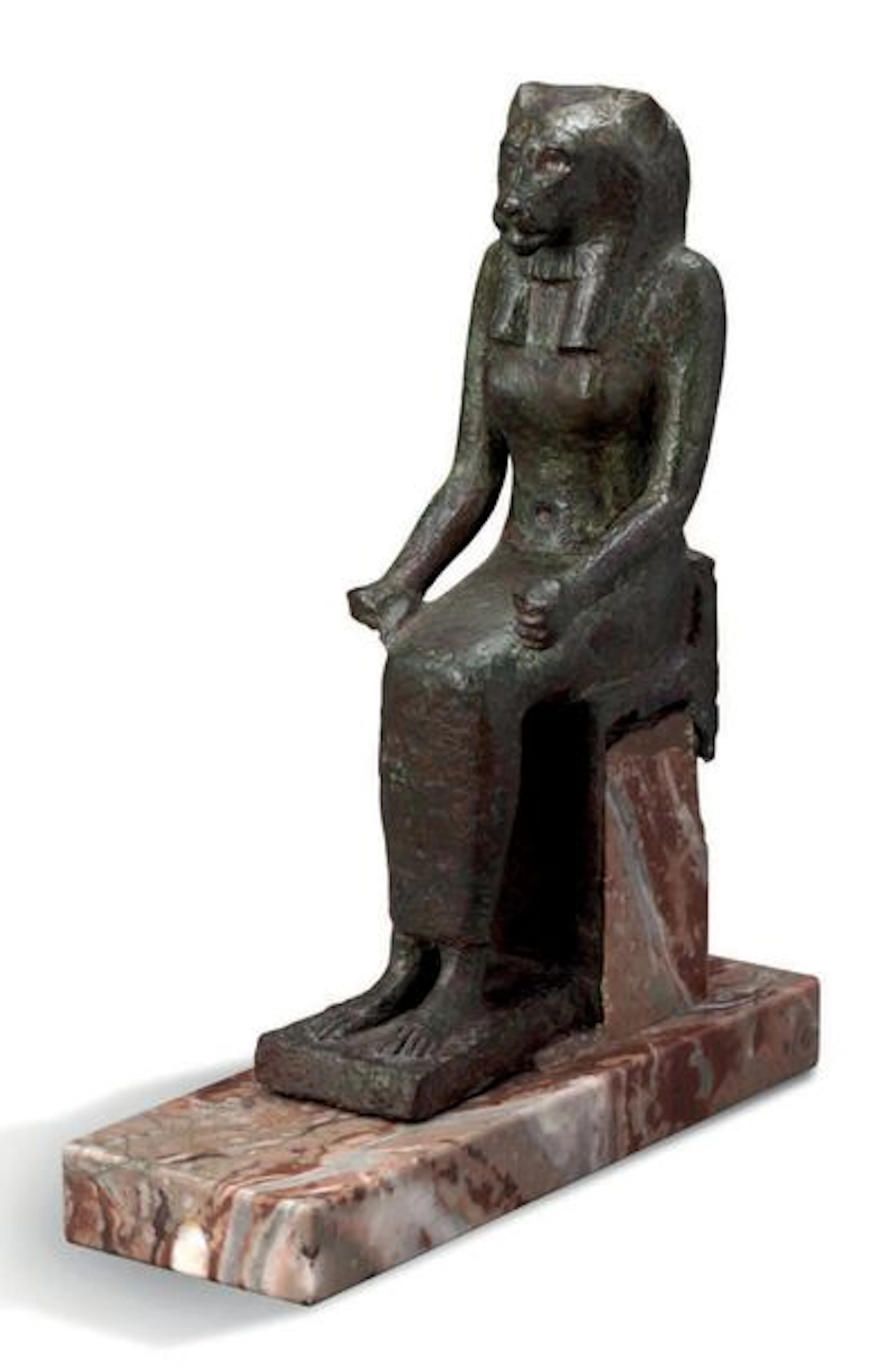DÉESSE WADJET FILASSE TRÔNANT. EGYPTE, EPOQUE…