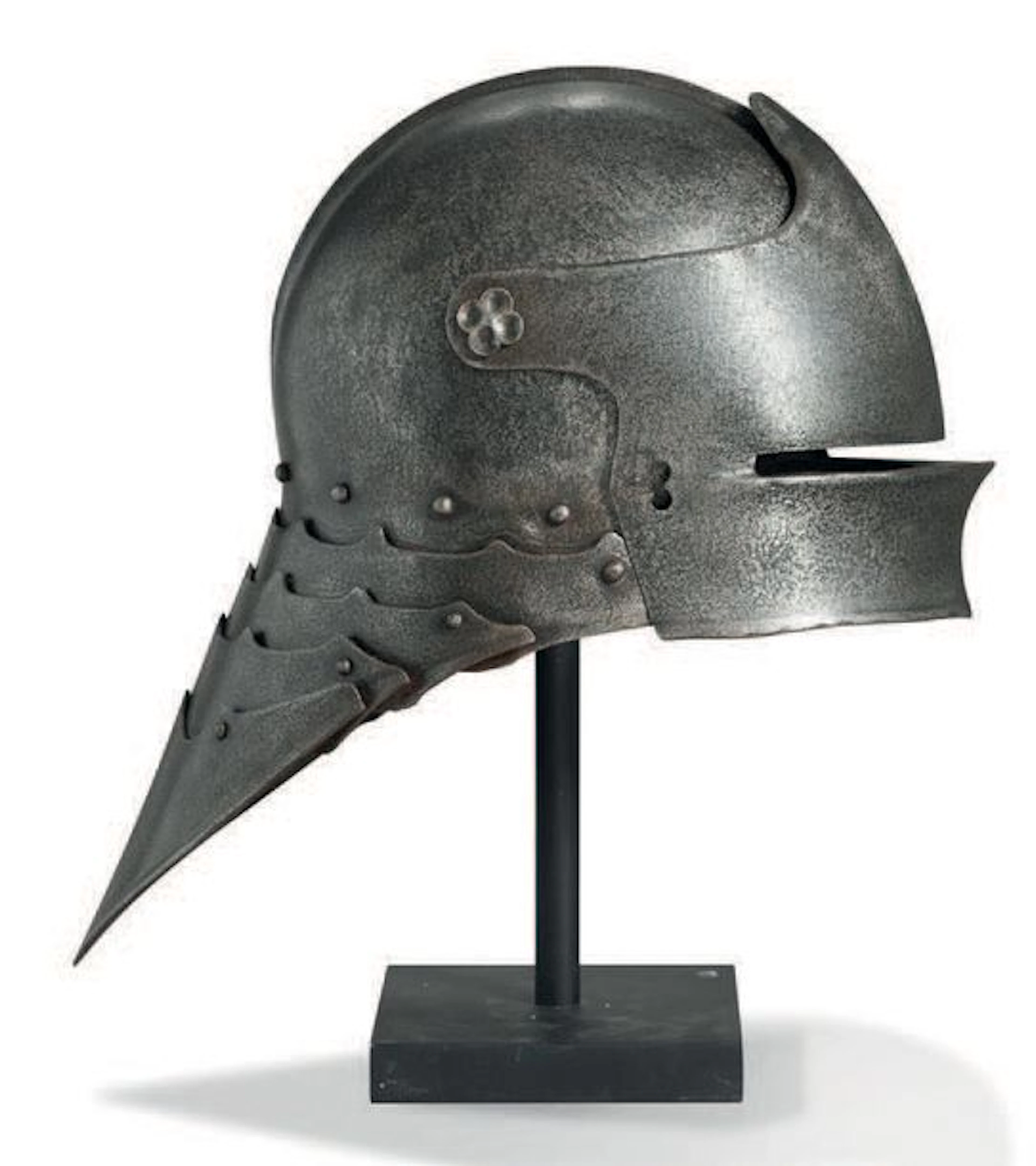 Casque de type salade. Helmet, medieval style,...