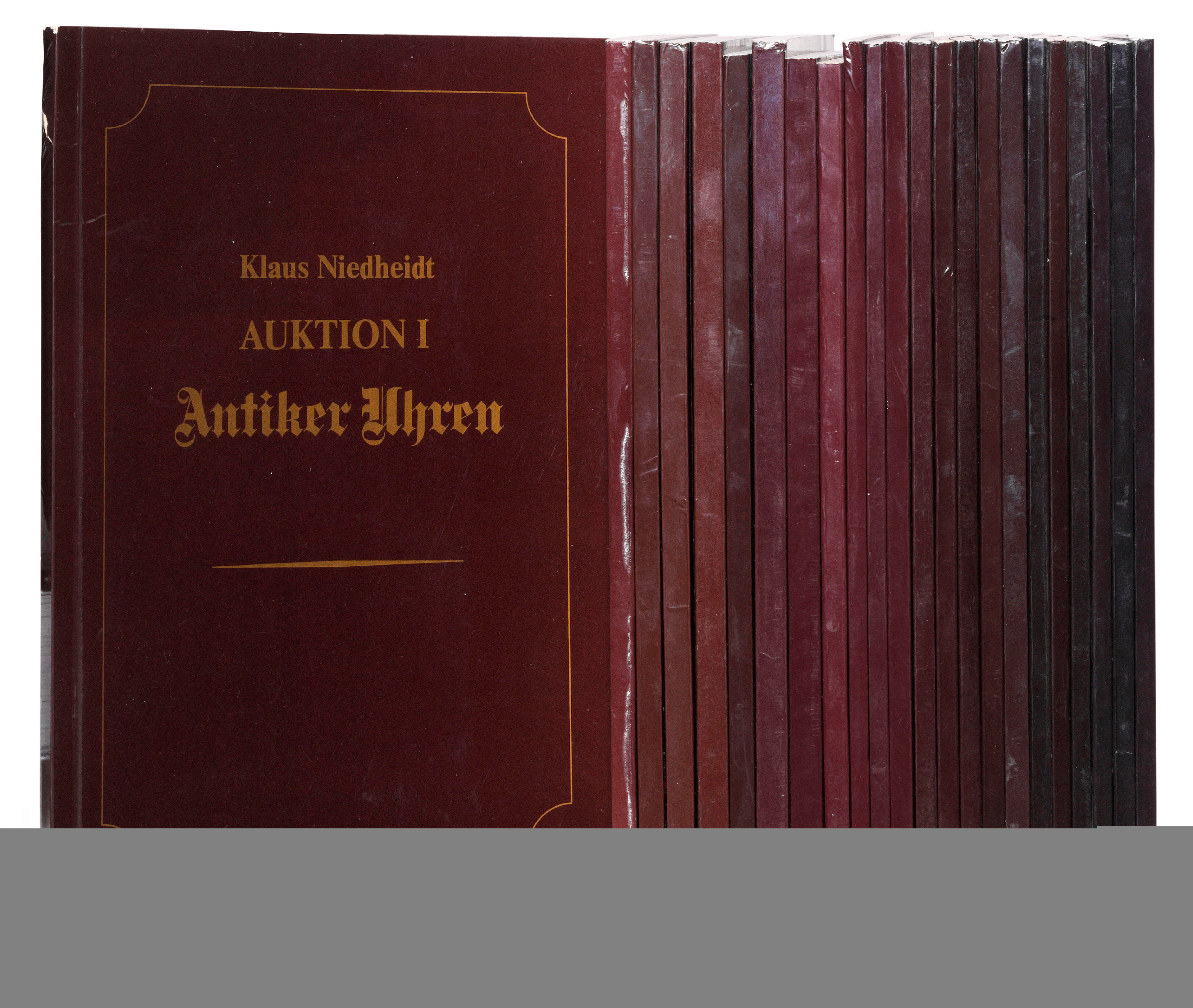 Antiker Uhren (Klaus Niedheidt, Dusseldorf). A collection of 23 consecutive catalogues from 1977 to 1989 (Nos. I  XXIII), including catalogue number 1. To be sold without reserve