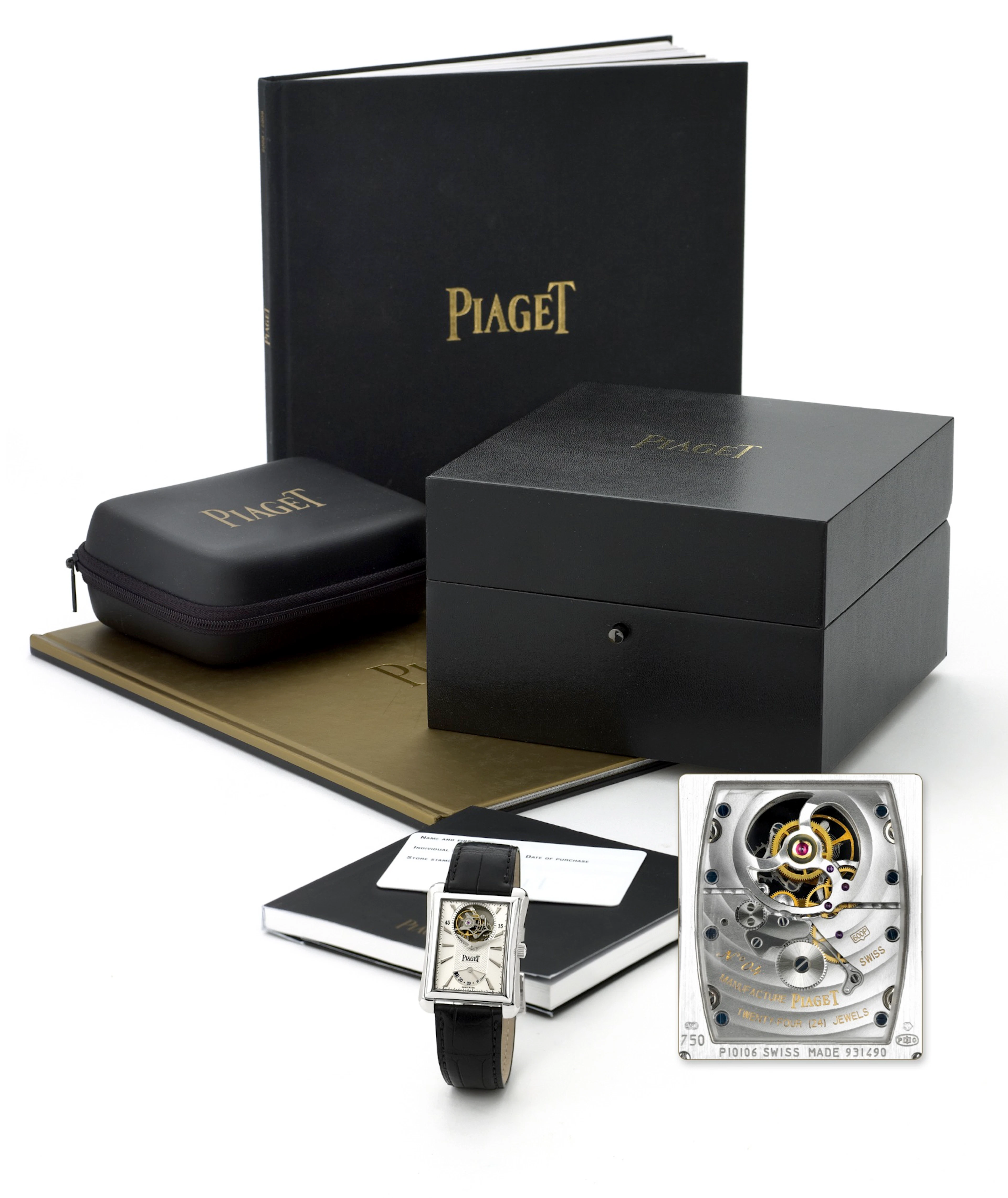 Piaget - White Gold - Emperador Tourbillon Piaget, Polo, Emperador Tourbillon, No. 4, No. 931490, Ref. P 10106. Made circa 2004