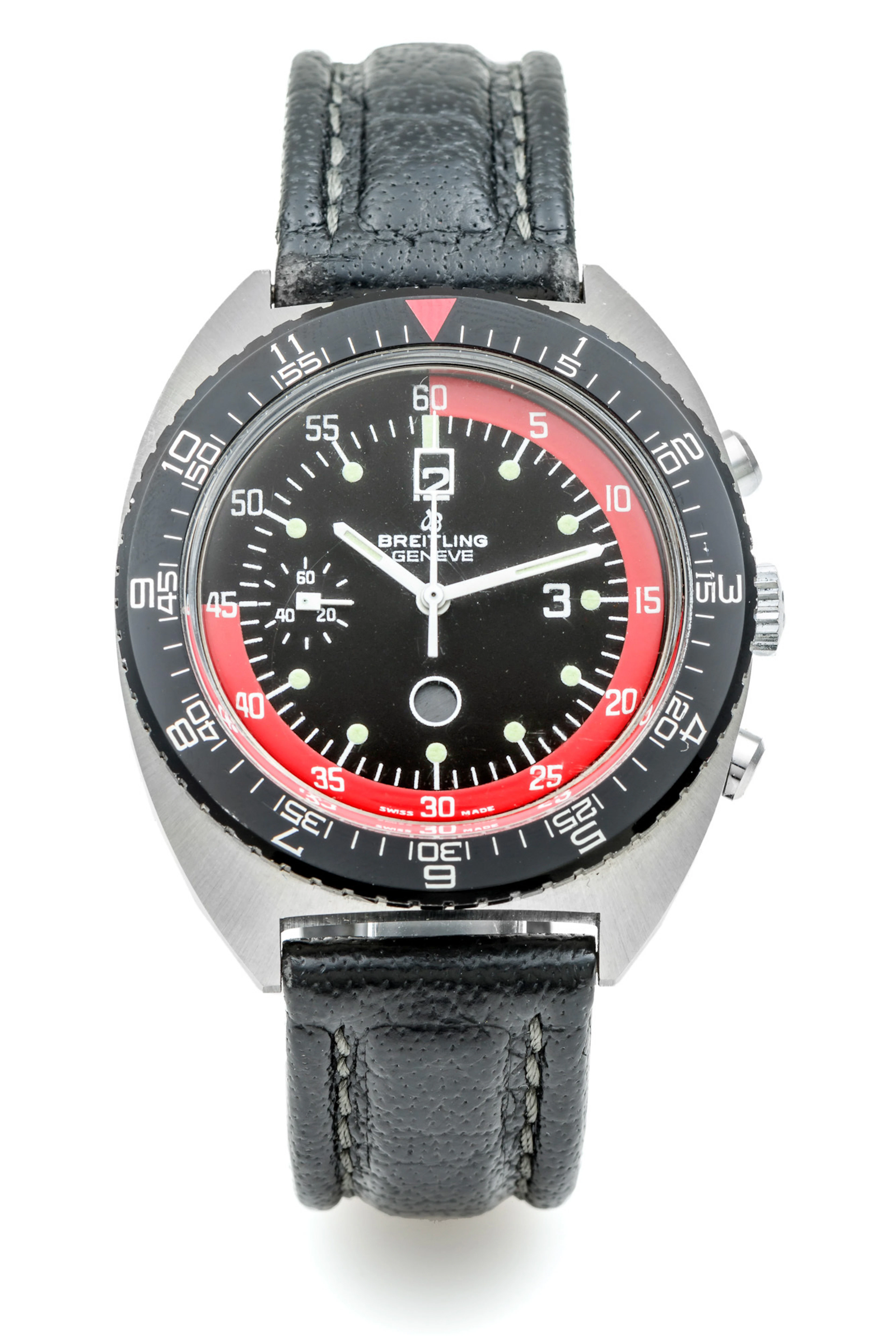 BREITLING, SOCCER TIMER, STEEL, NEW OLD STOCK