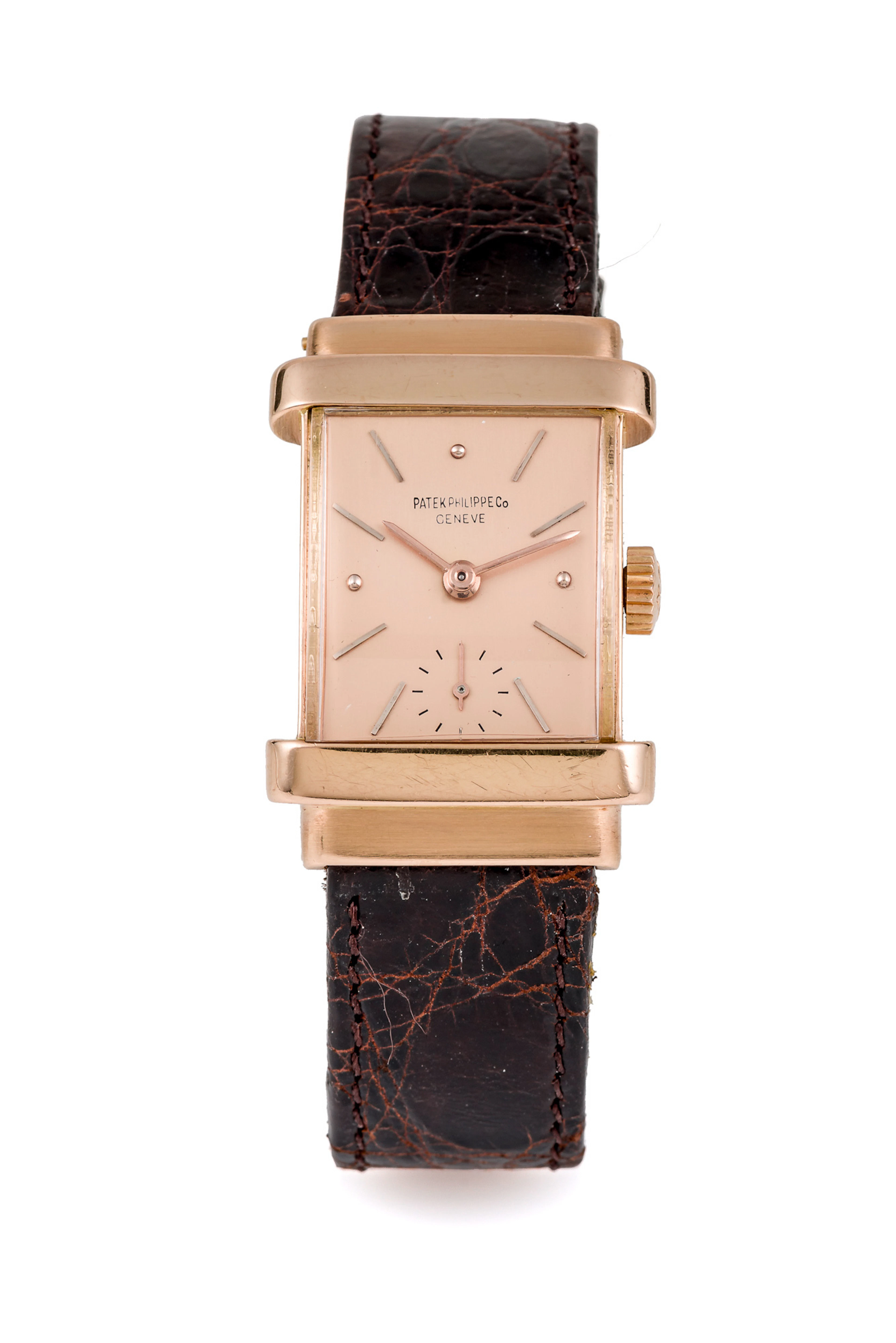 PATEK PHILIPPE, REF. 1450, TOP HAT, PINK GOLD
