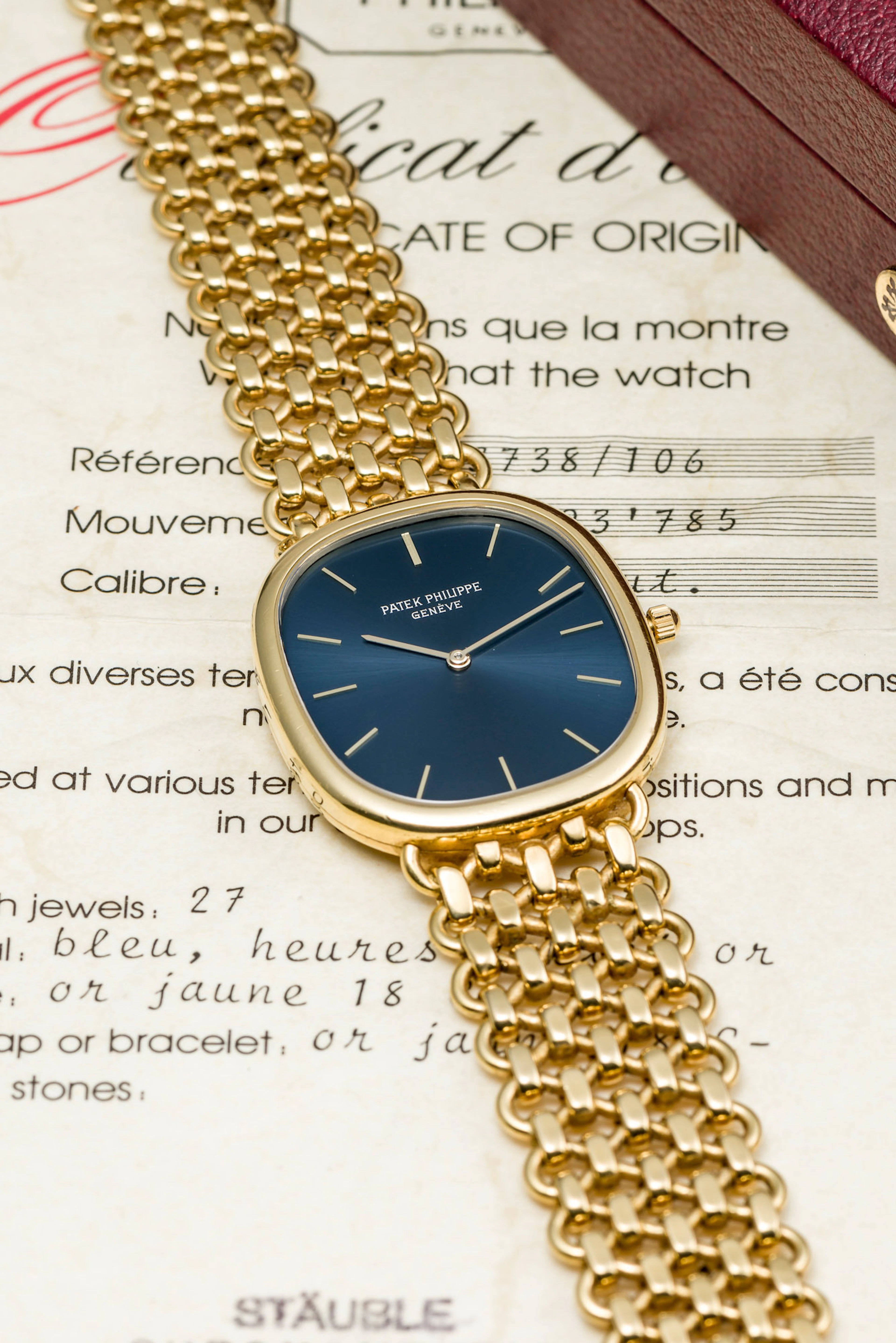 PATEK PHILIPPE, REF. 3738, ELLIPSE, GOLD