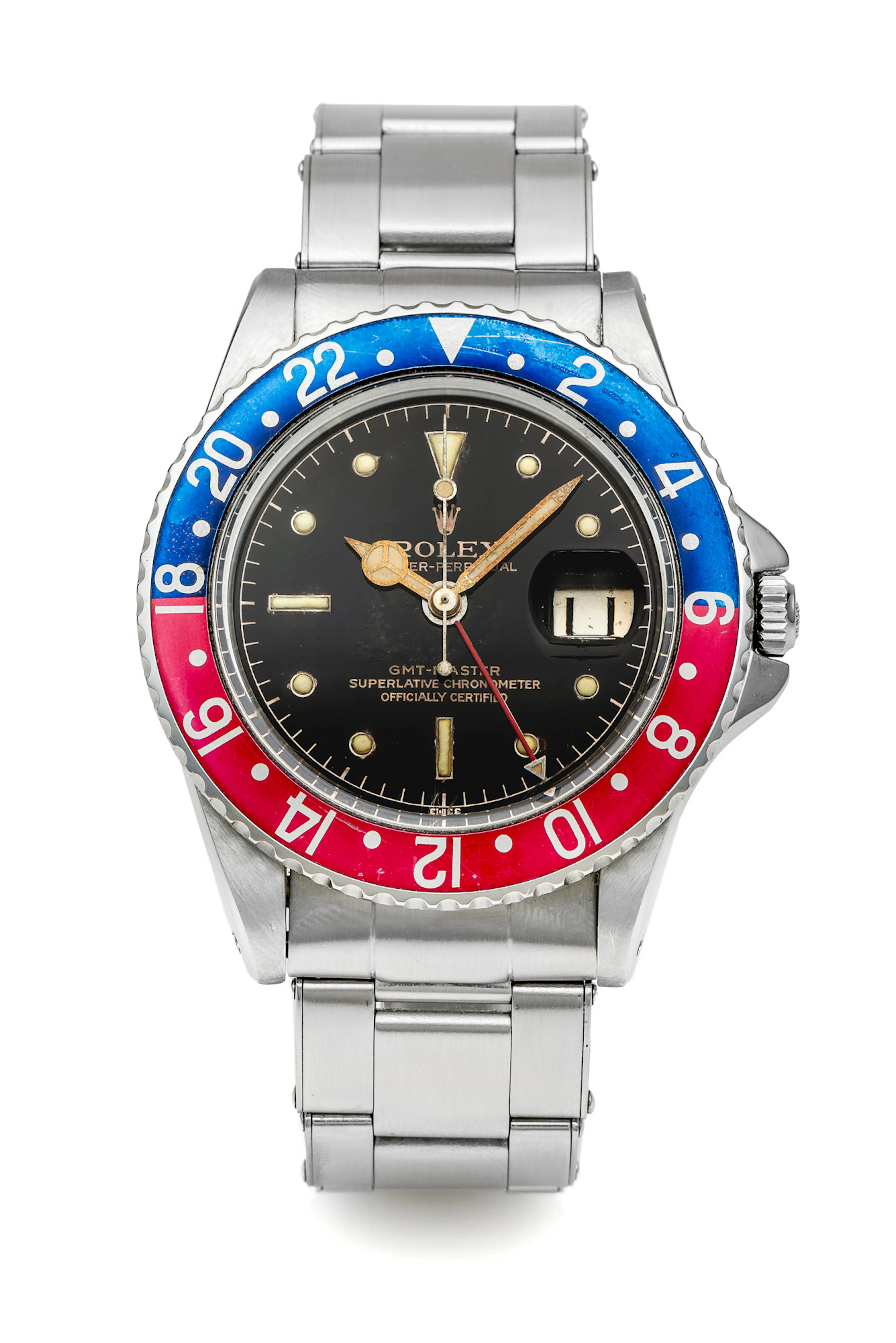 ROLEX, REF. 1675, GILT CHAPTER RING