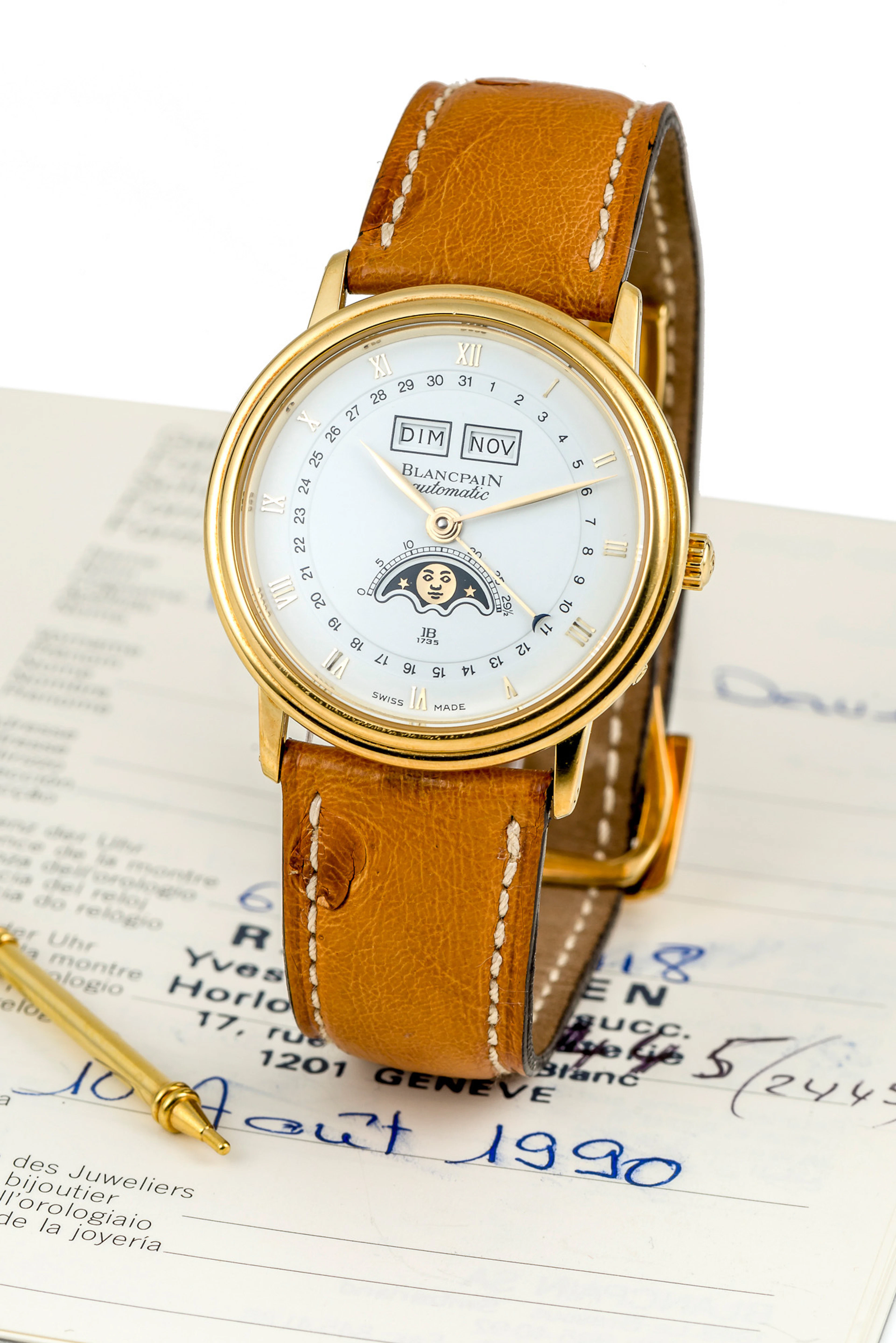BLANCPAIN, VILLERET, TRIPLE DATE MOONPHASE
