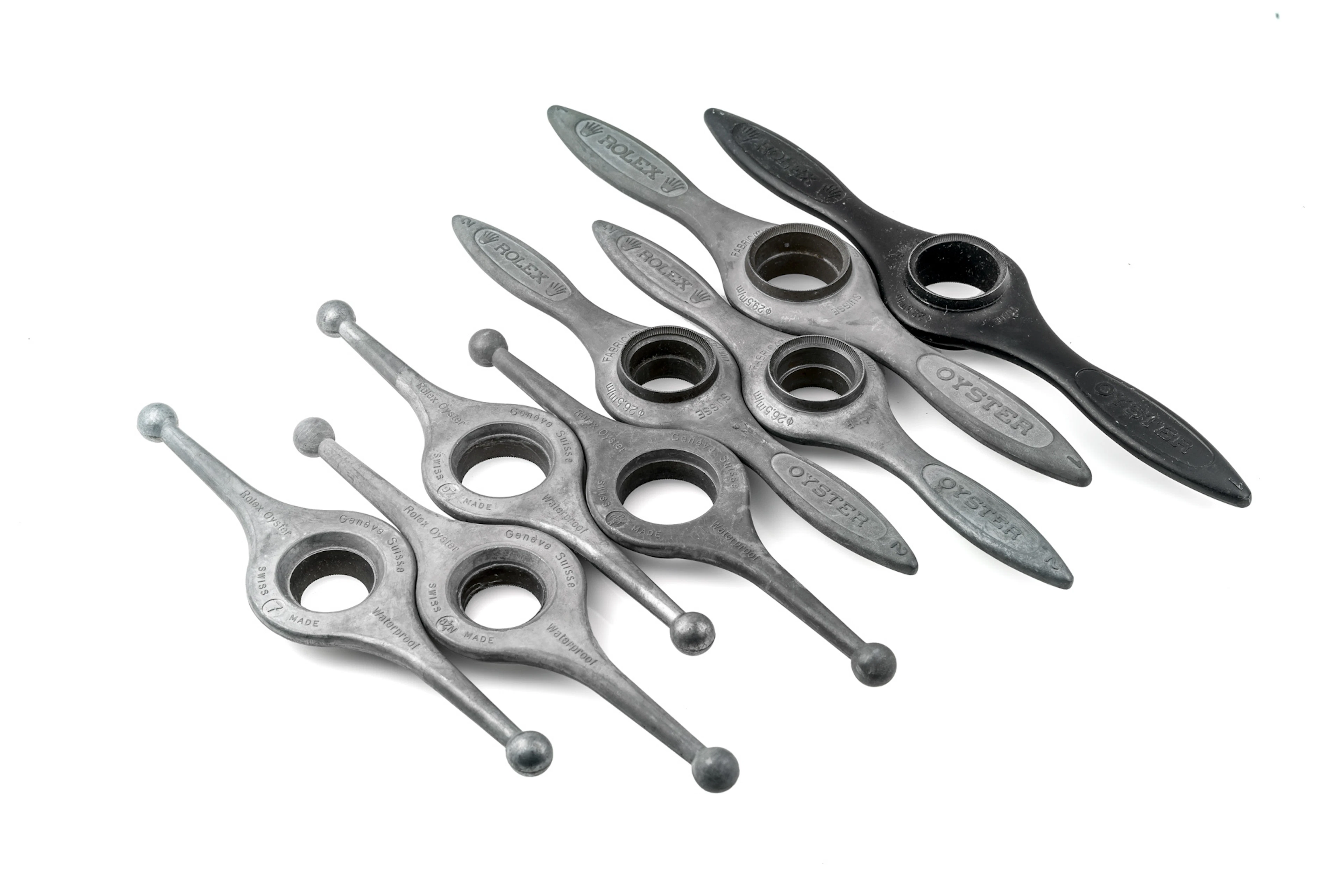 ROLEX, 8 CASE OPENING WRENCHES