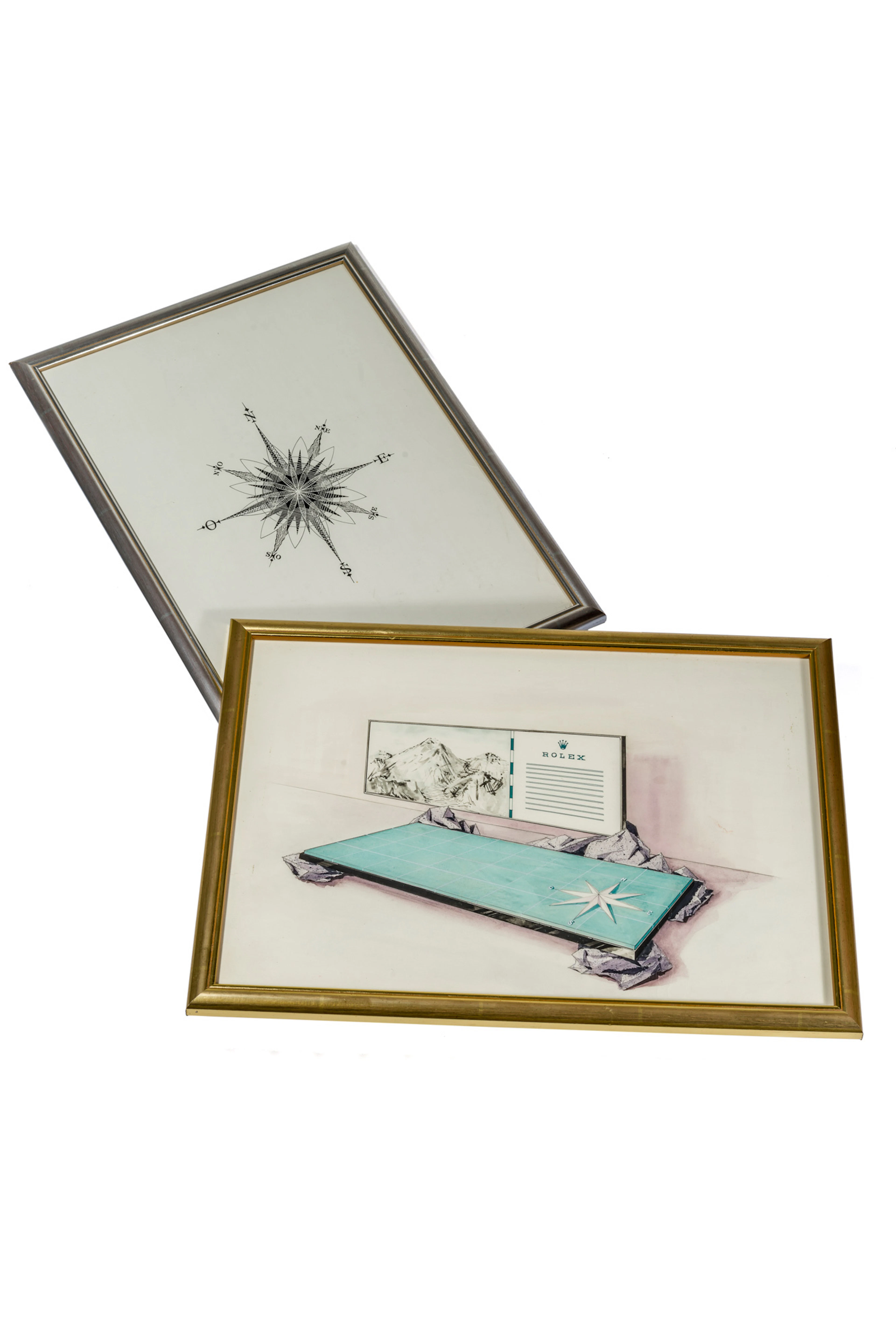 HAND PAINTED SKETCHES MADE FOR THE ROLEX EXPLORER DISPLAY