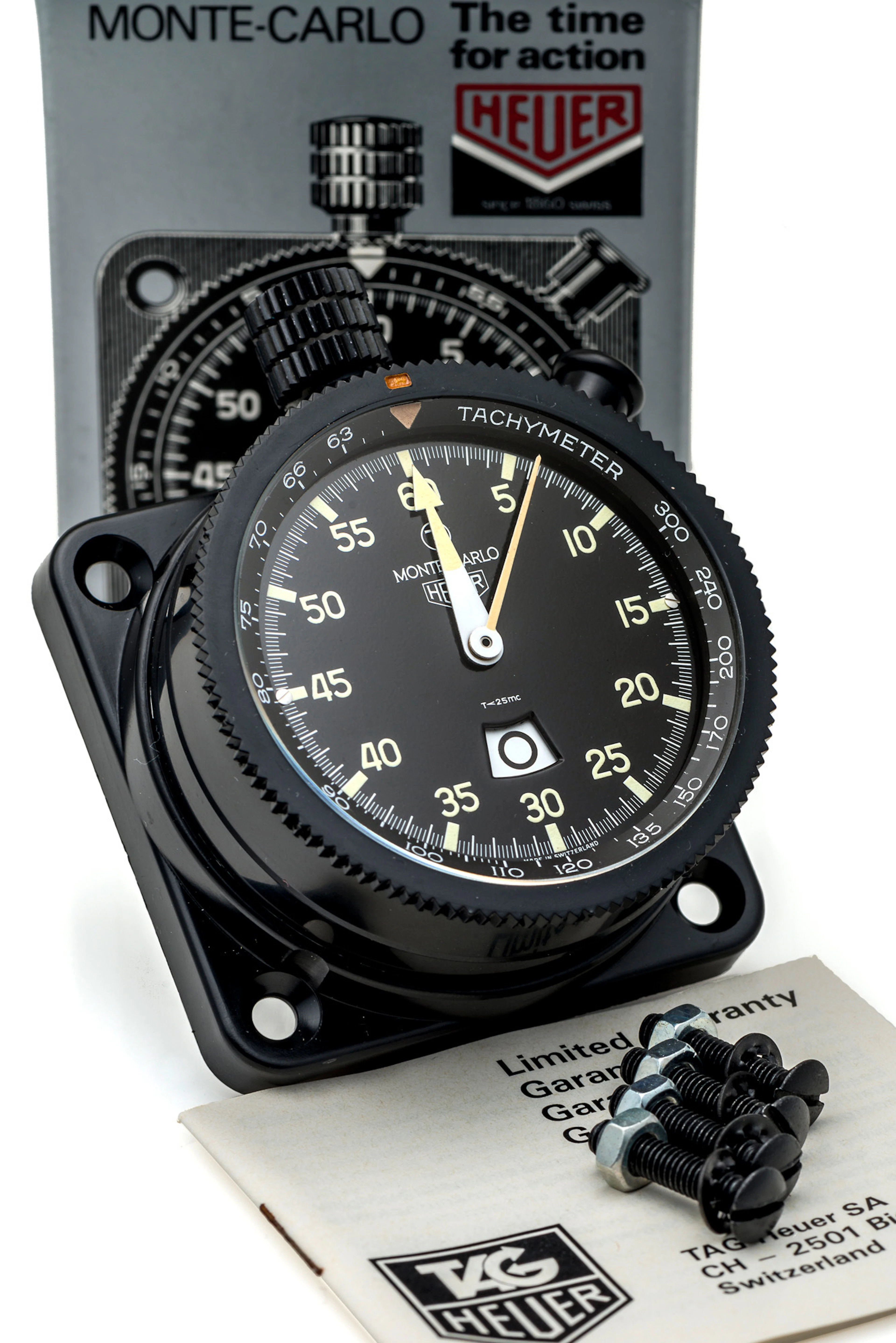 HEUER, DASHBOARD CHRONOGRAPH, NEW OLD STOCK