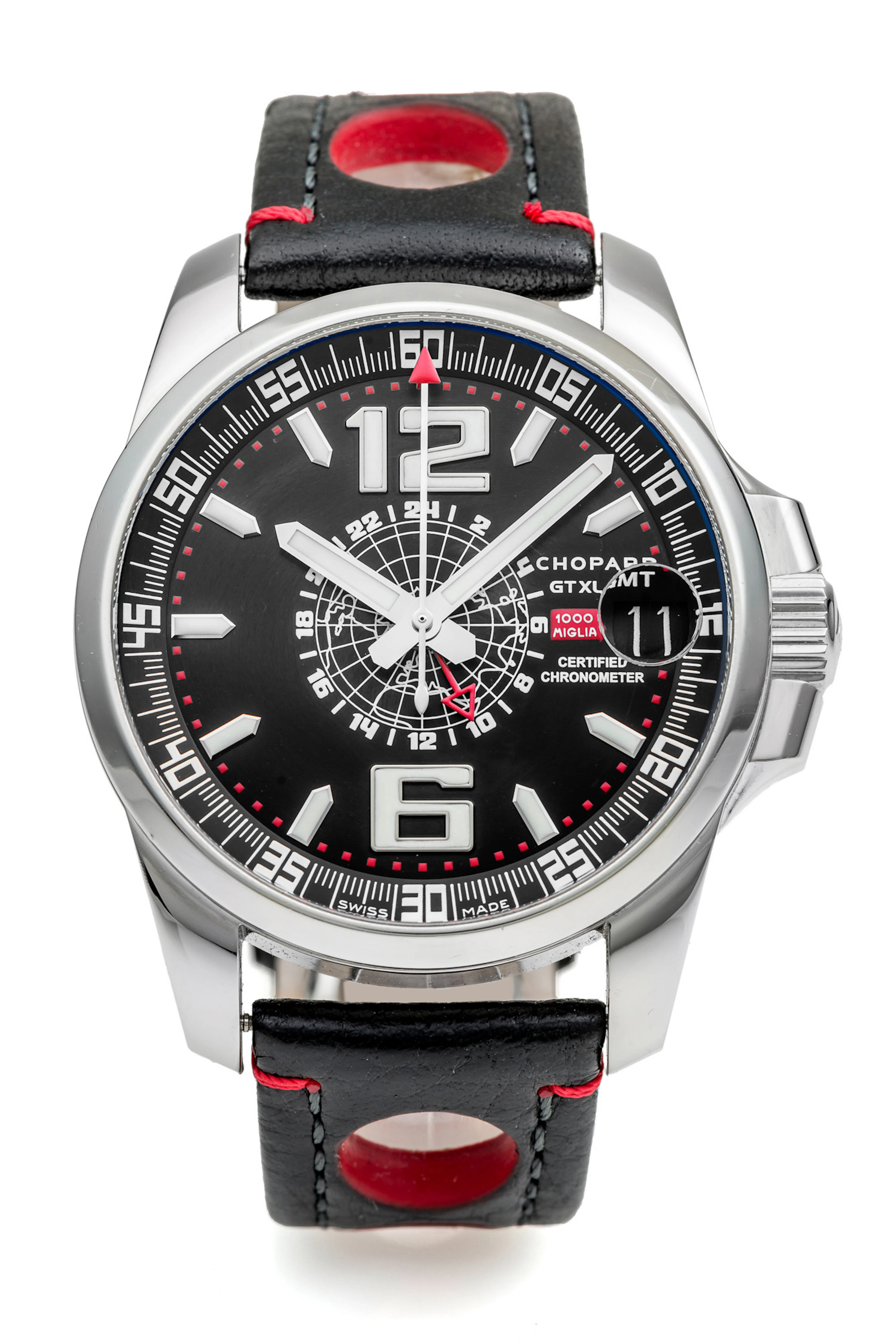 CHOPARD, MILLE MIGLIA GT XL GMT, STEEL