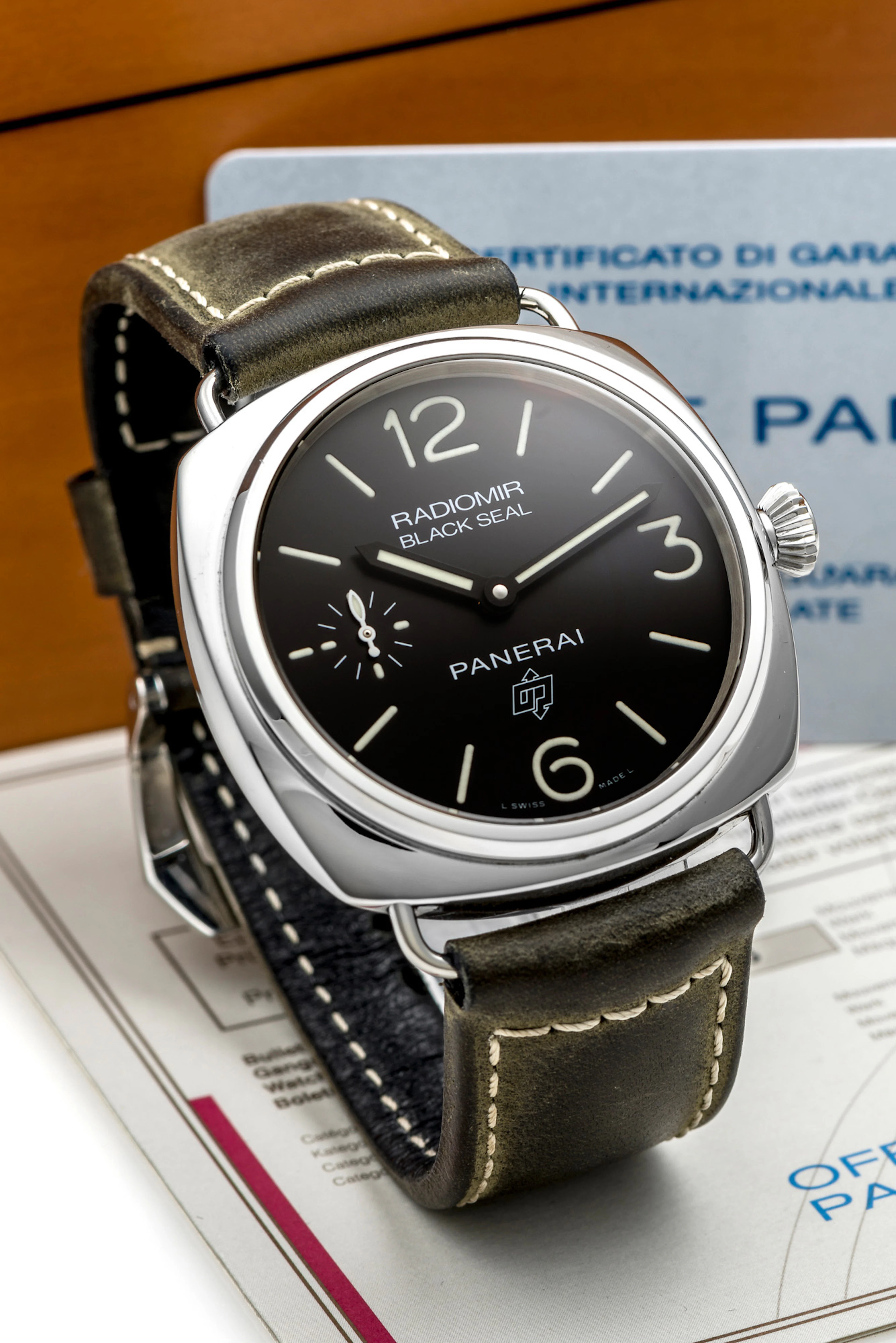 PANERAI, PAM00380, RADIOMIR BLACK SEAL LOGO