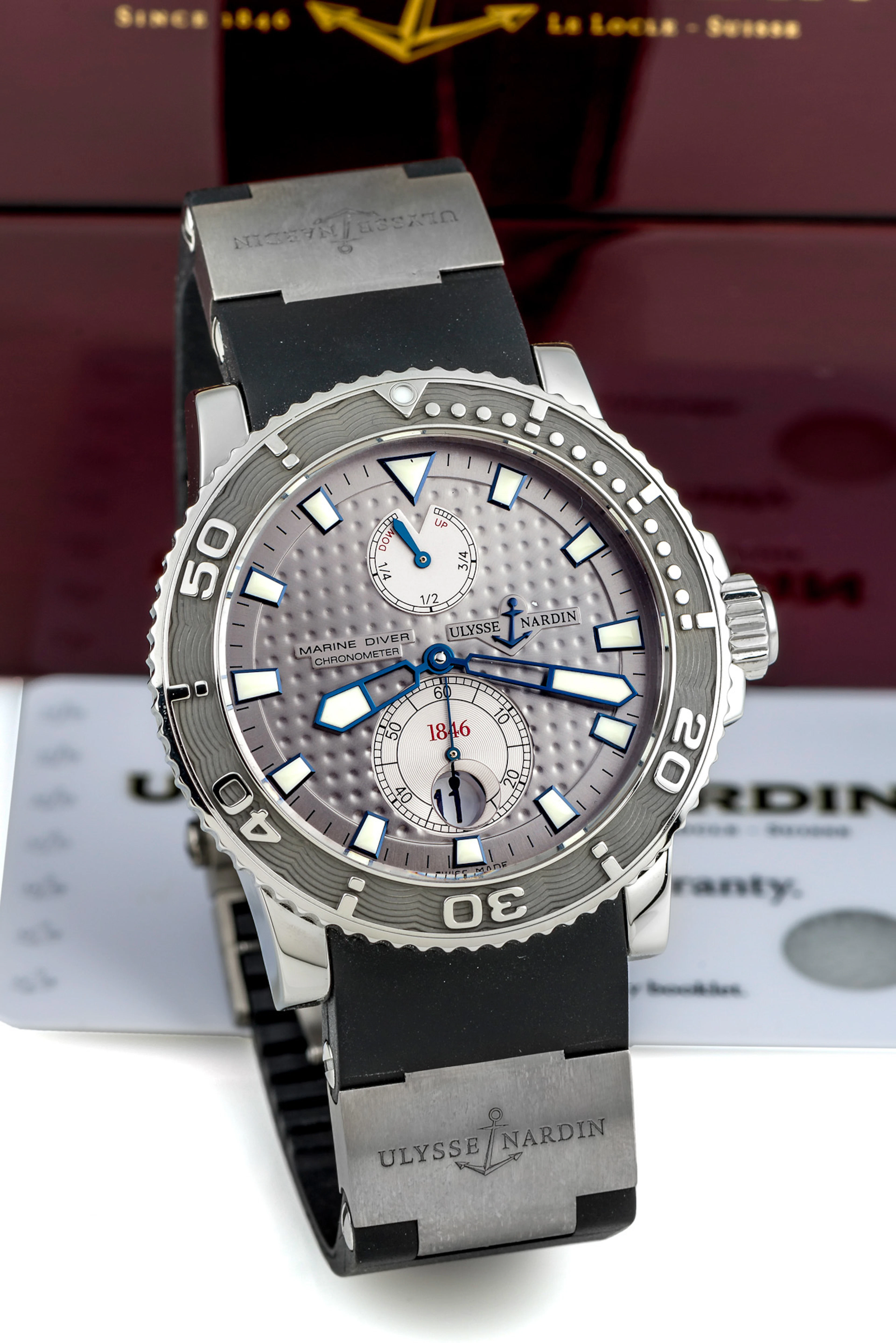 ULYSSE NARDIN, REF. 263-33, MARINE DIVER, STEEL