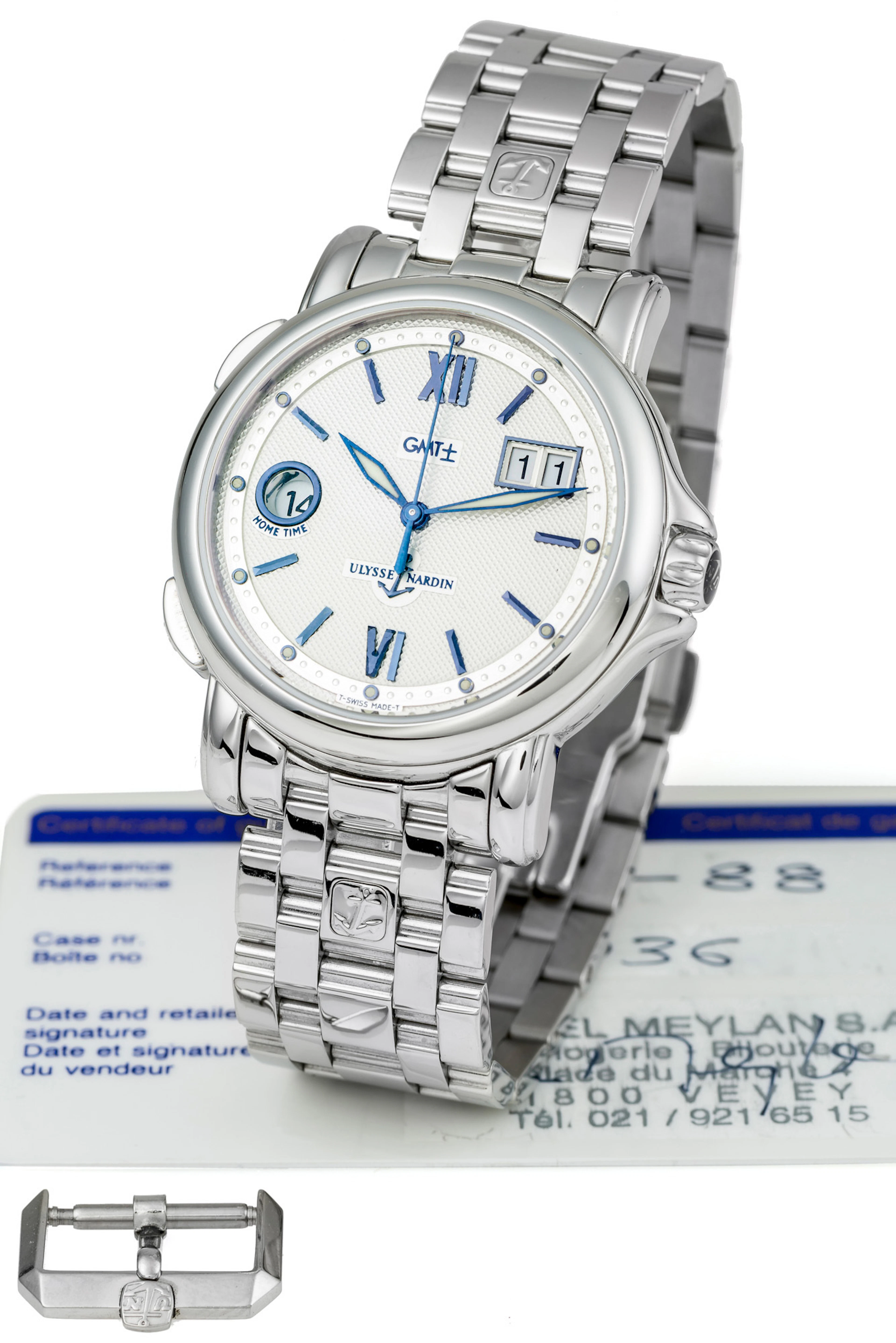 ULYSSE NARDIN, REF. 223-88, SAN MARCO GMT, STEEL