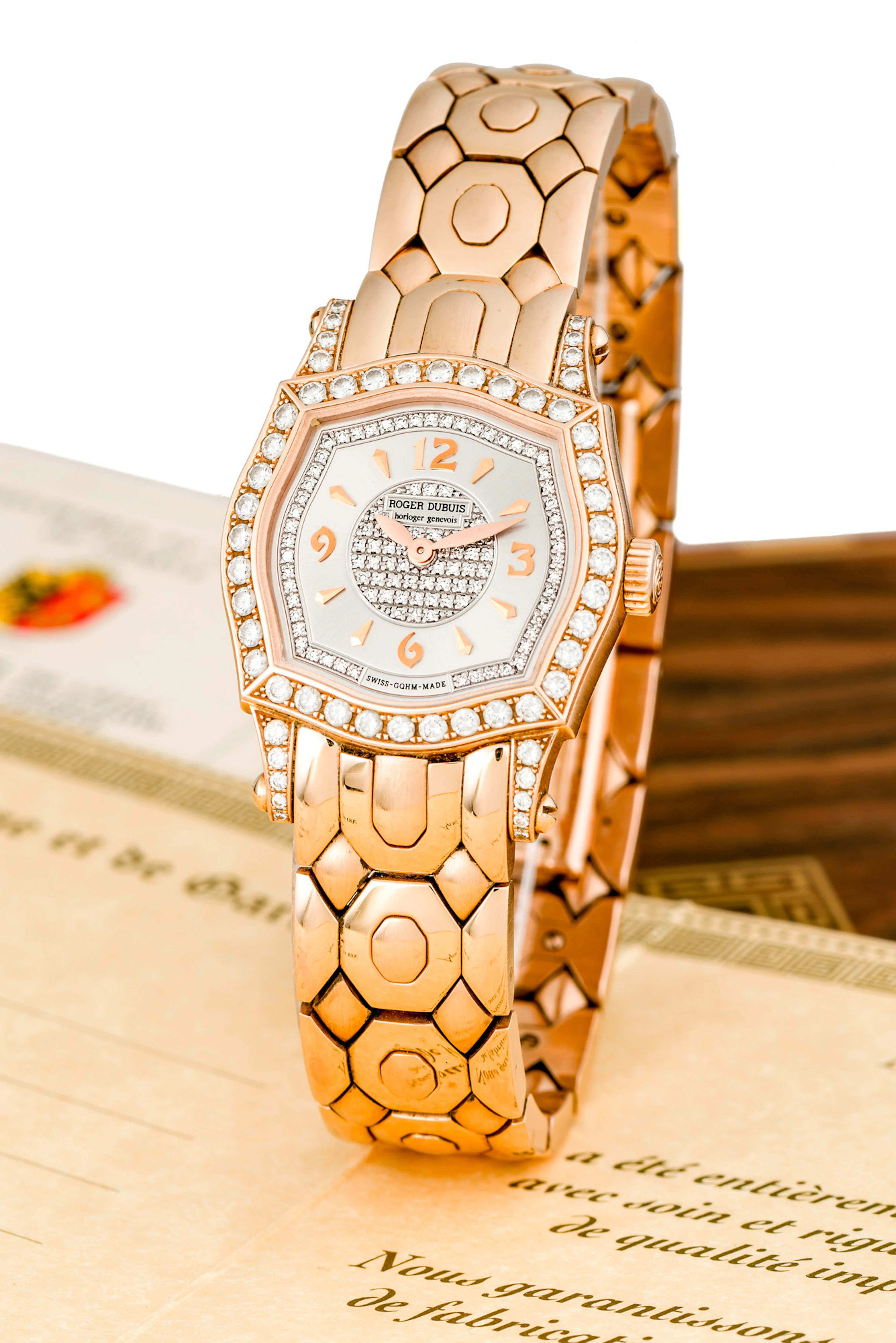 ROGER DUBUIS, SYMPATHIE, PINK GOLD AND DIAMONDS