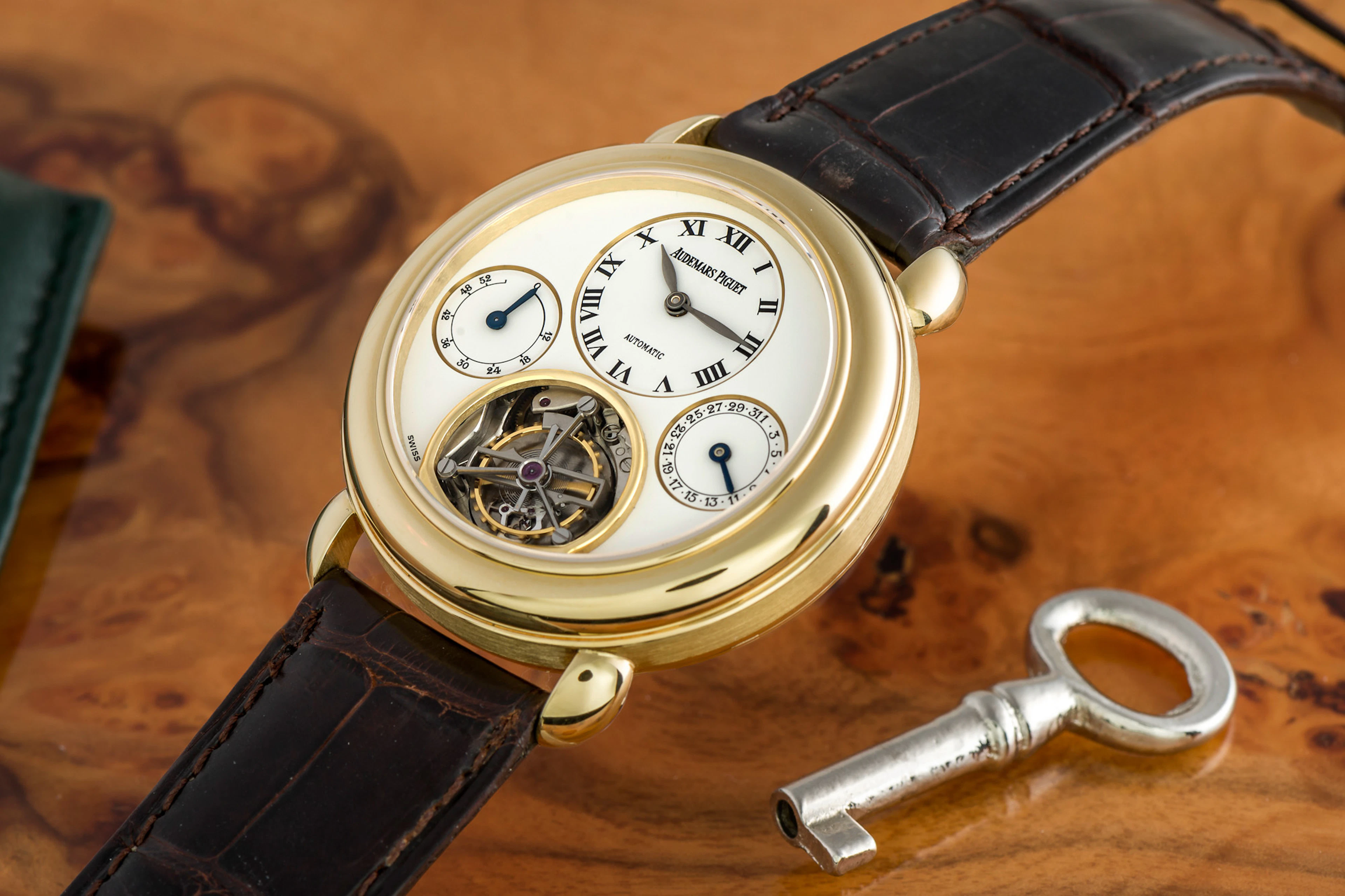 AUDEMARS PIGUET, TOURBILLON, DATE, POWER RESERVE