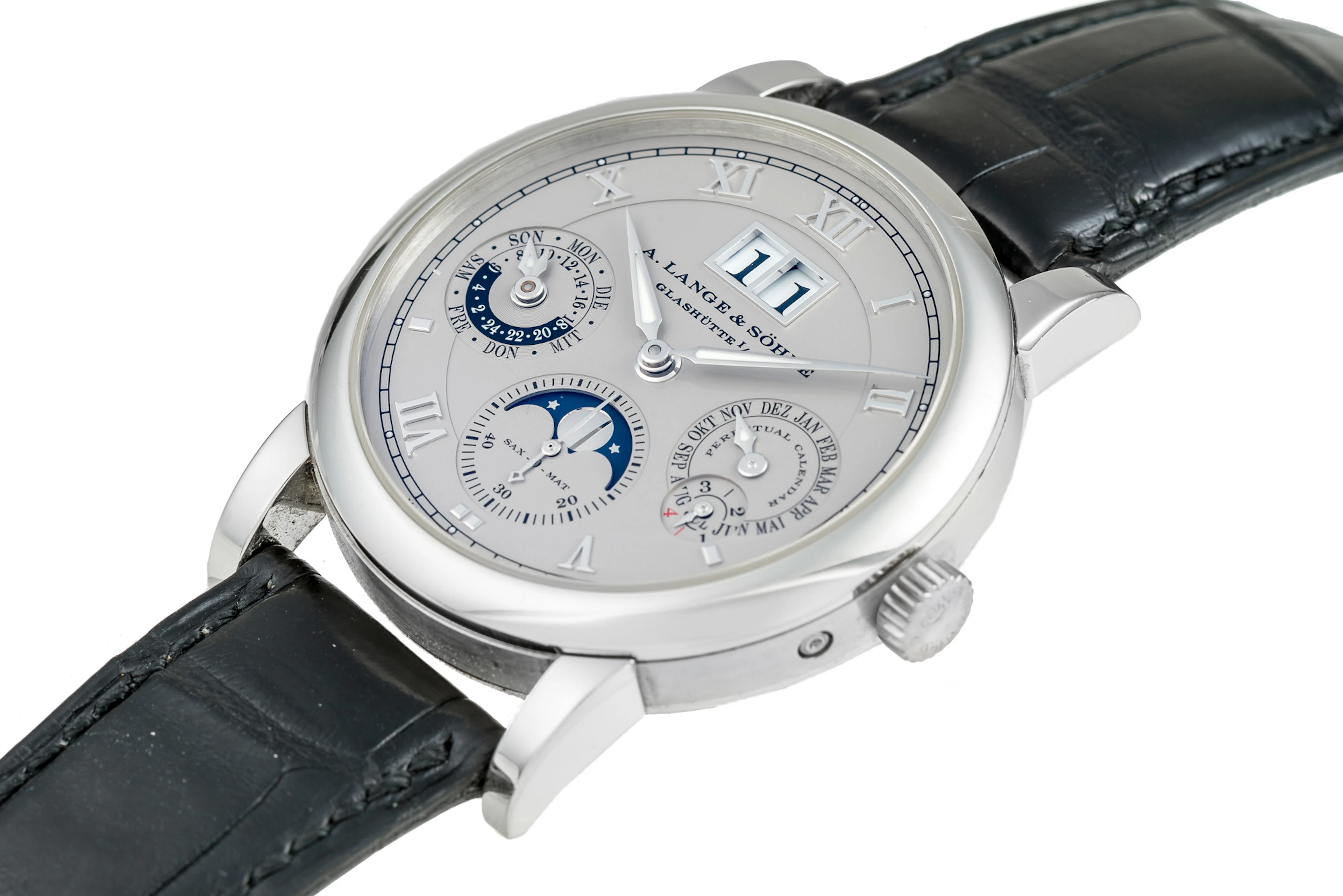 LANGE & SOHNE, REF. 310.025, SAX-O-MAT, PERPETUAL, PLATINUM