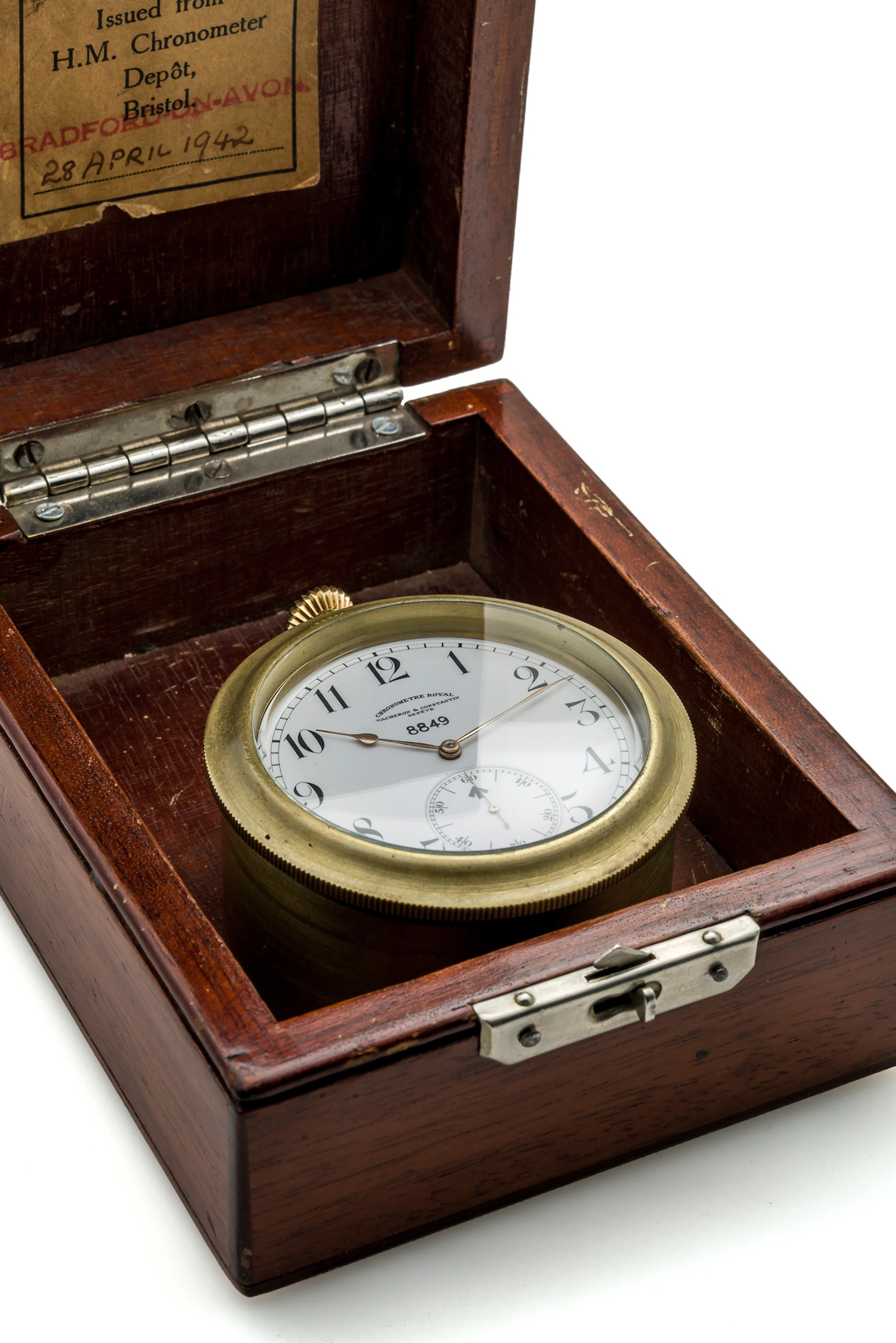VACHERON CONSTANTIN, CHRONOMETRE ROYAL, GILT BRASS