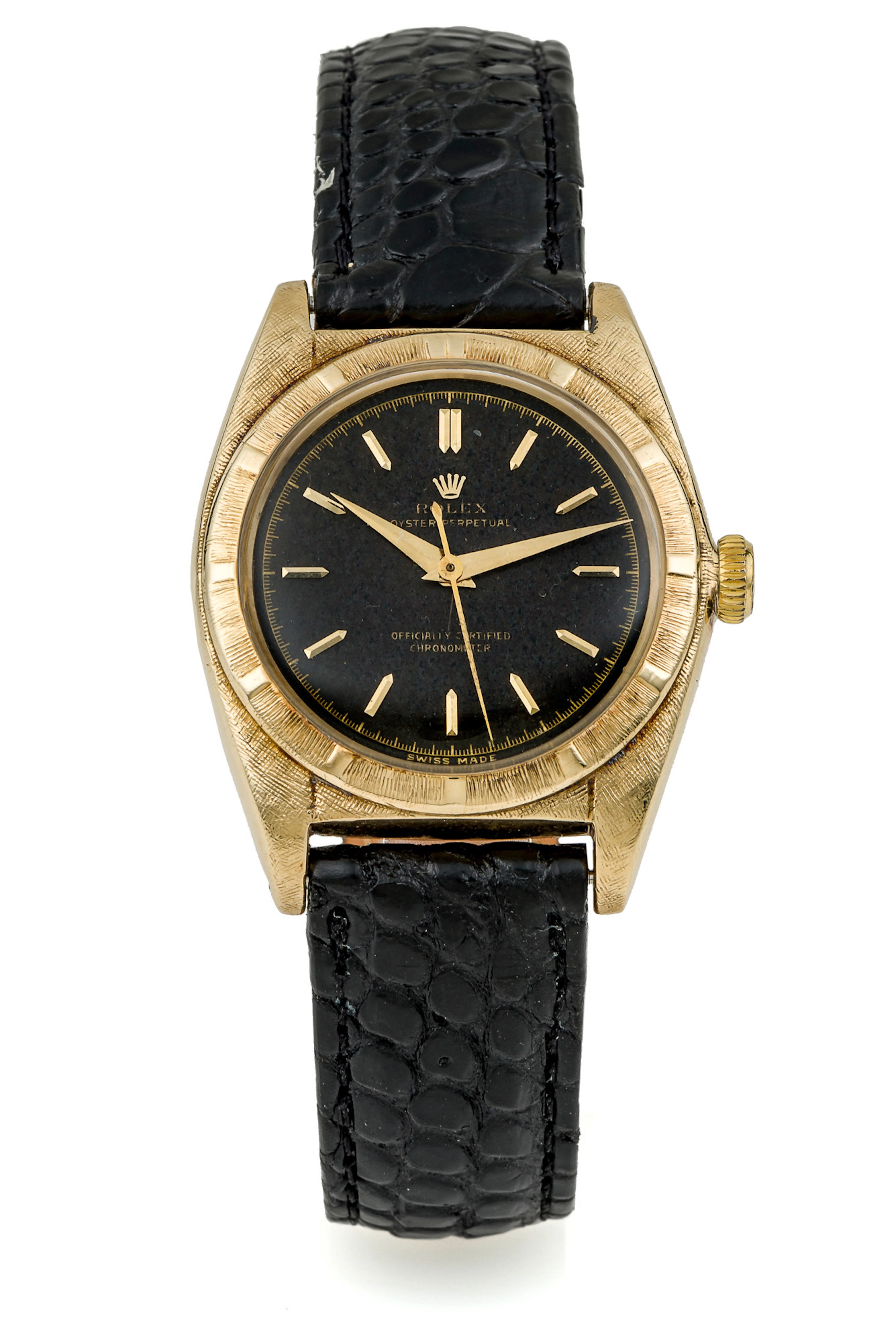 ROLEX, REF. 5011, OYSTER PERPETUAL, BLACK DIAL