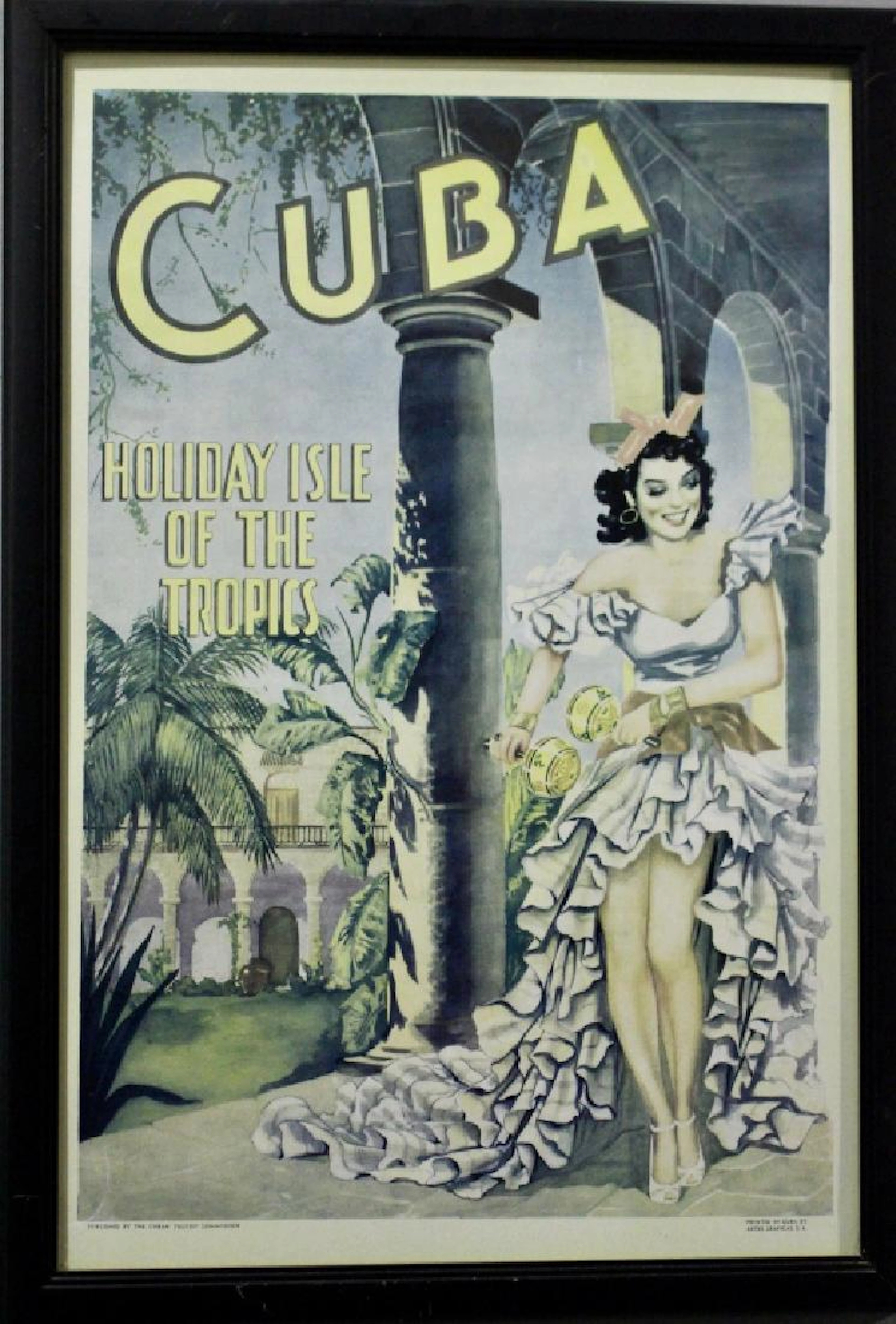 Vintage Cuba Tourism Poster