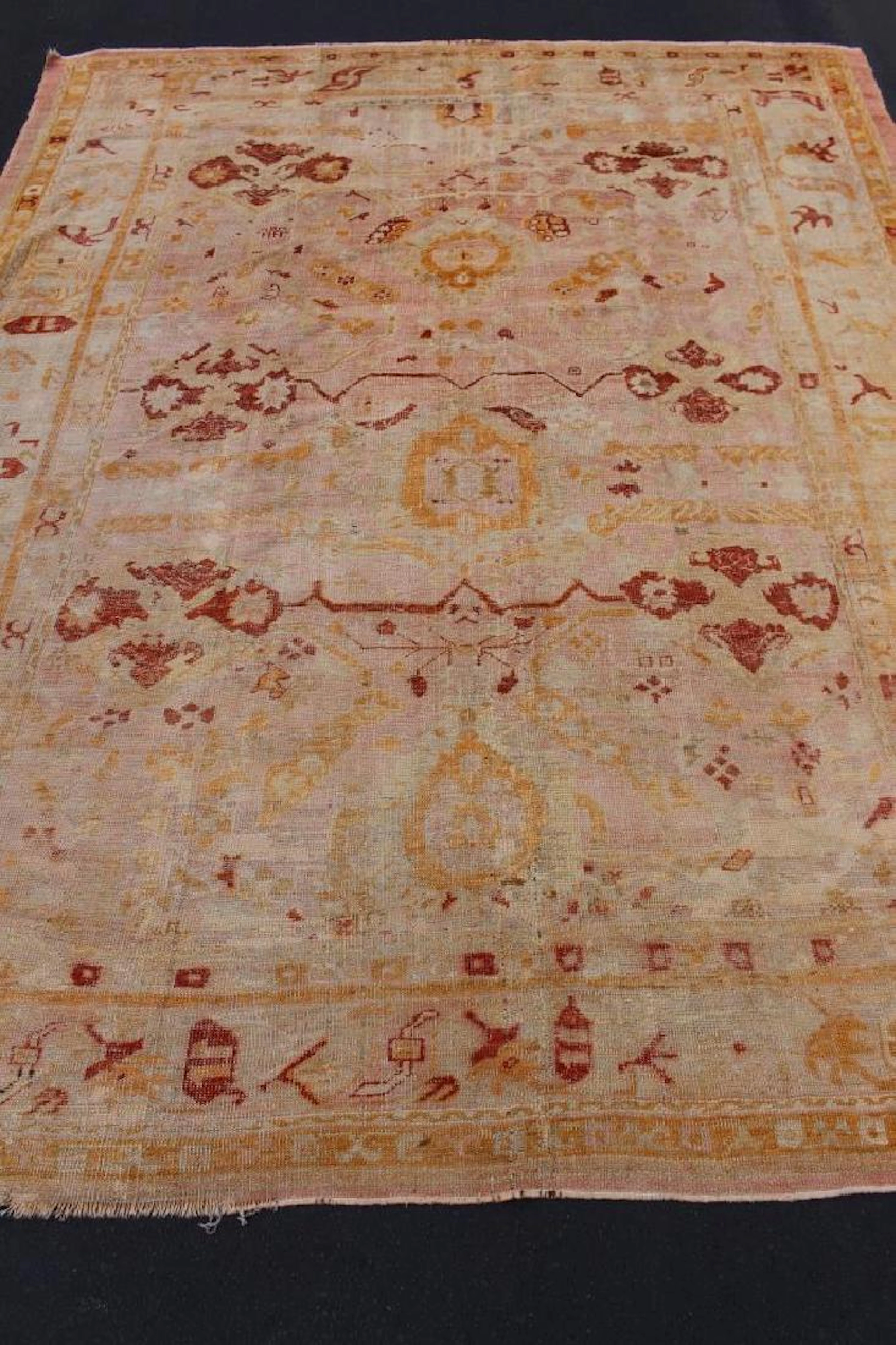 Late 19th Century Oushak Rug 13' x 9.10'