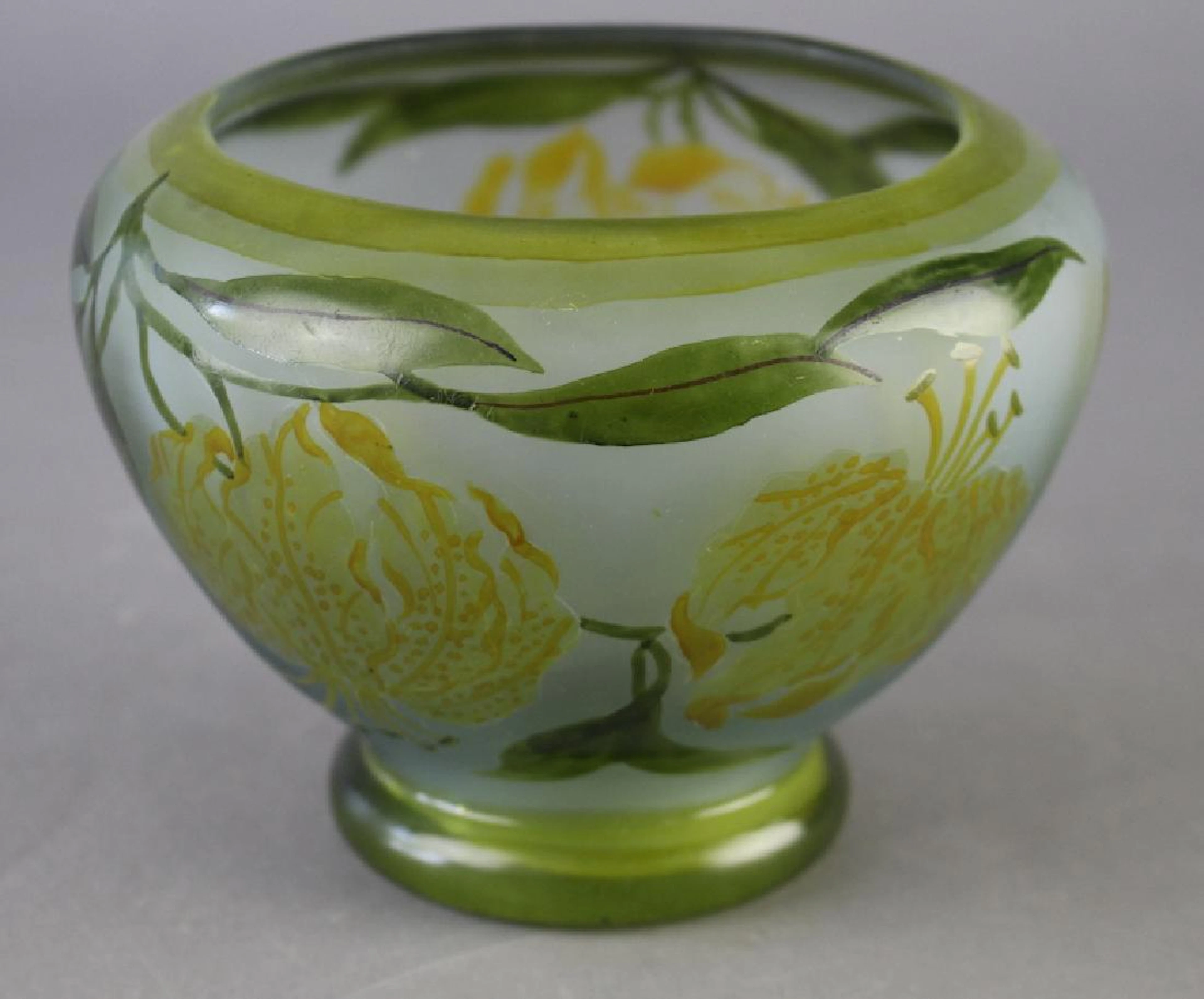 Legras French Cut Back Cameo Vase
