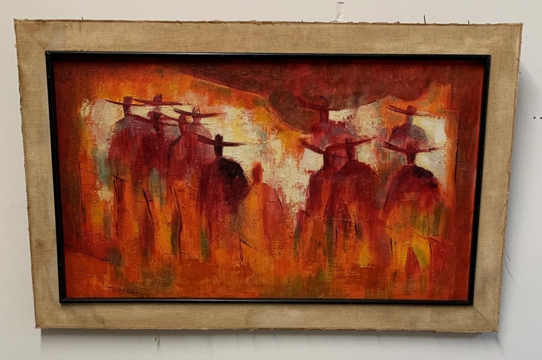 Juan R. Noguez Original Oil On Canvas Painting