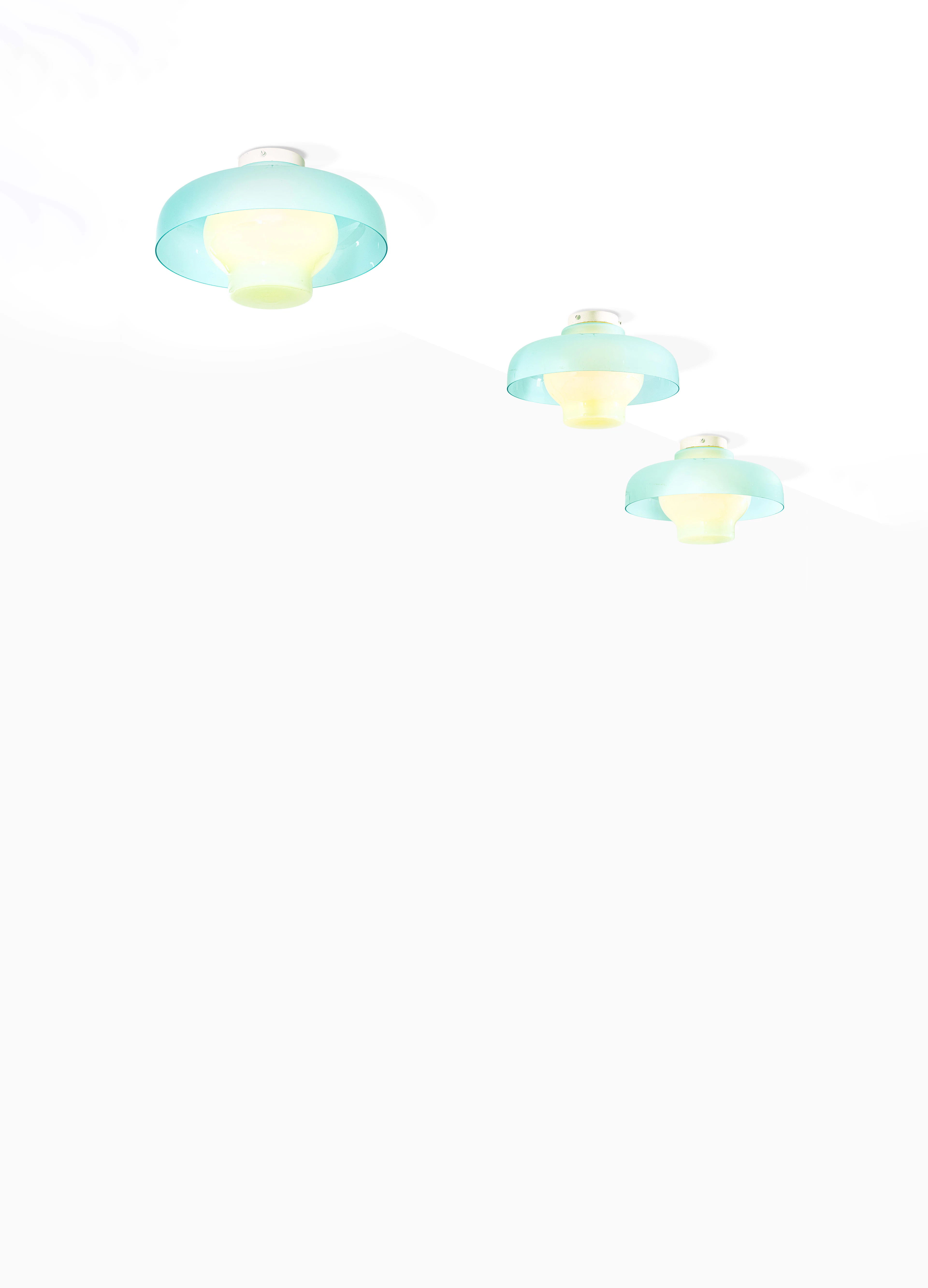 Paavo Tynell (1890-1973) – Set of three ceiling lights...