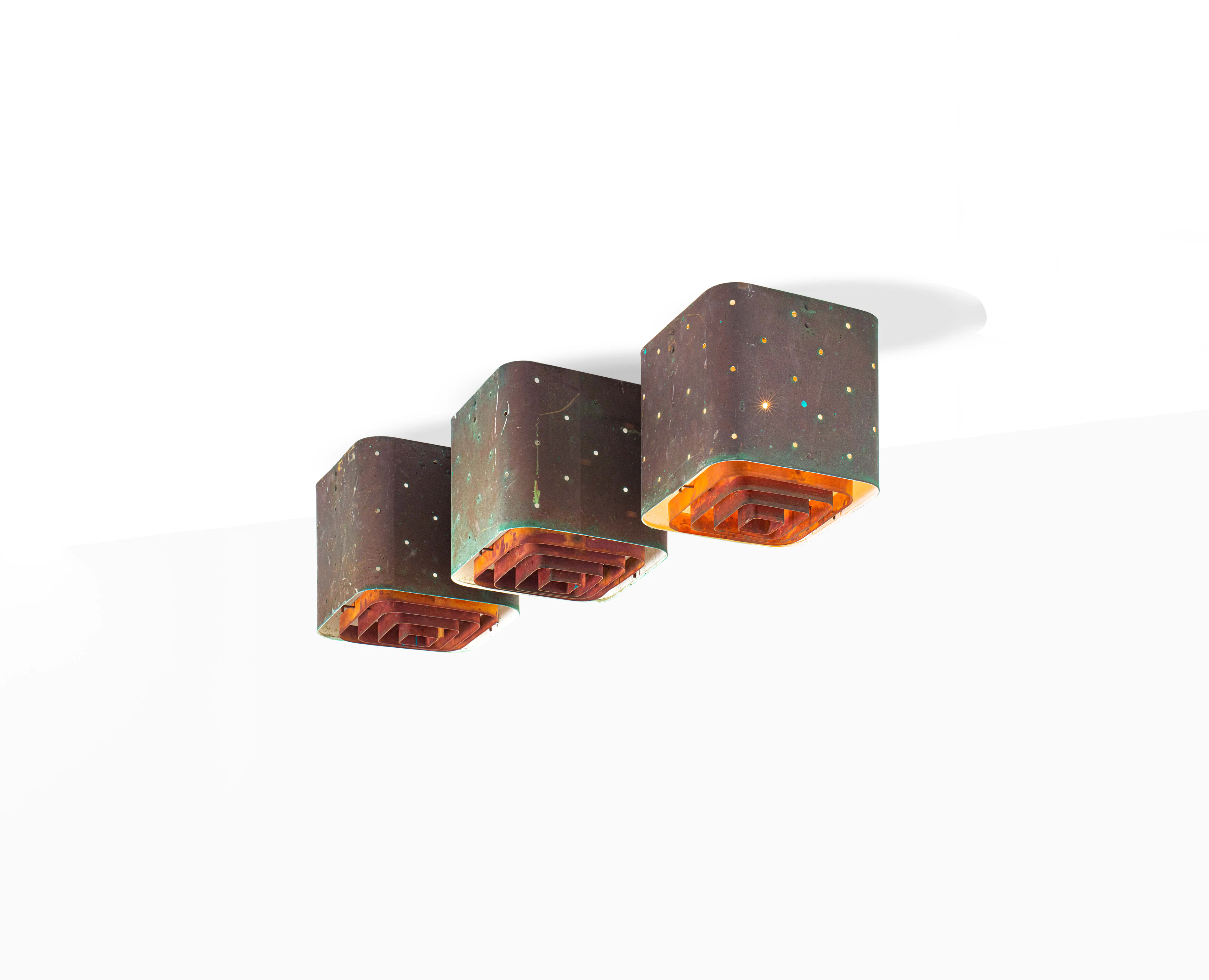 Paavo Tynell (1890-1973) – Set of three exterior ceiling...