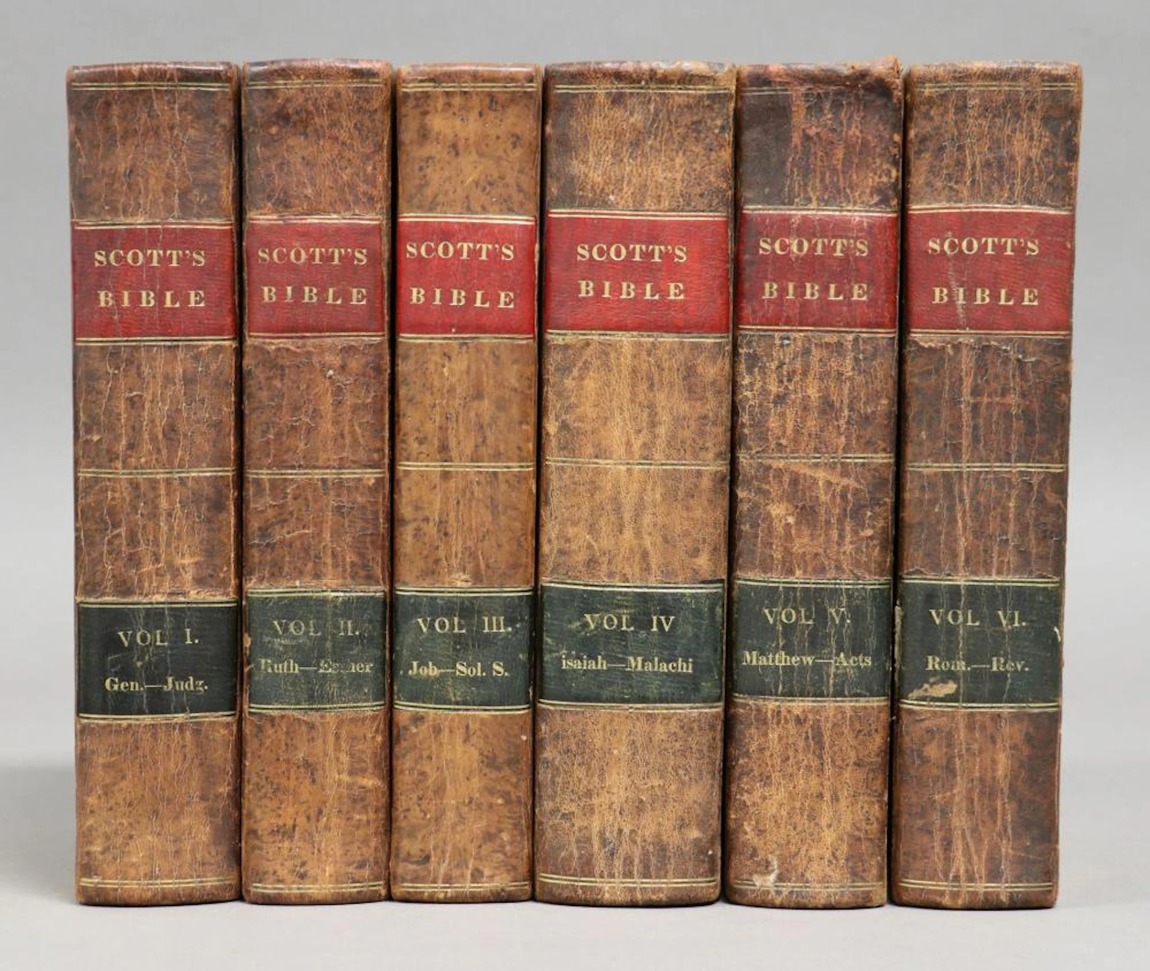 Scott's Bible, Period Bindings