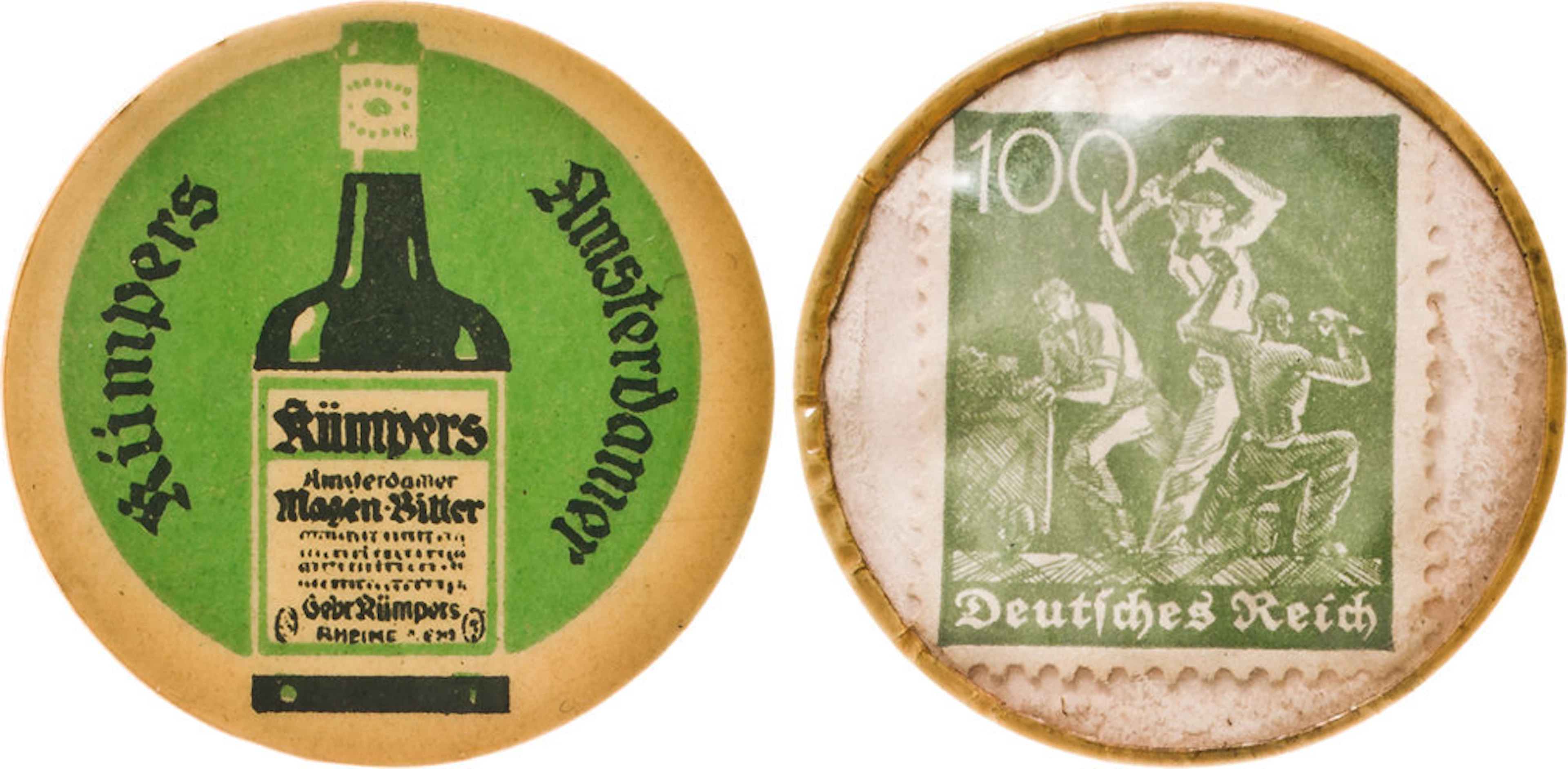 Notgeldmünzen und Marken
