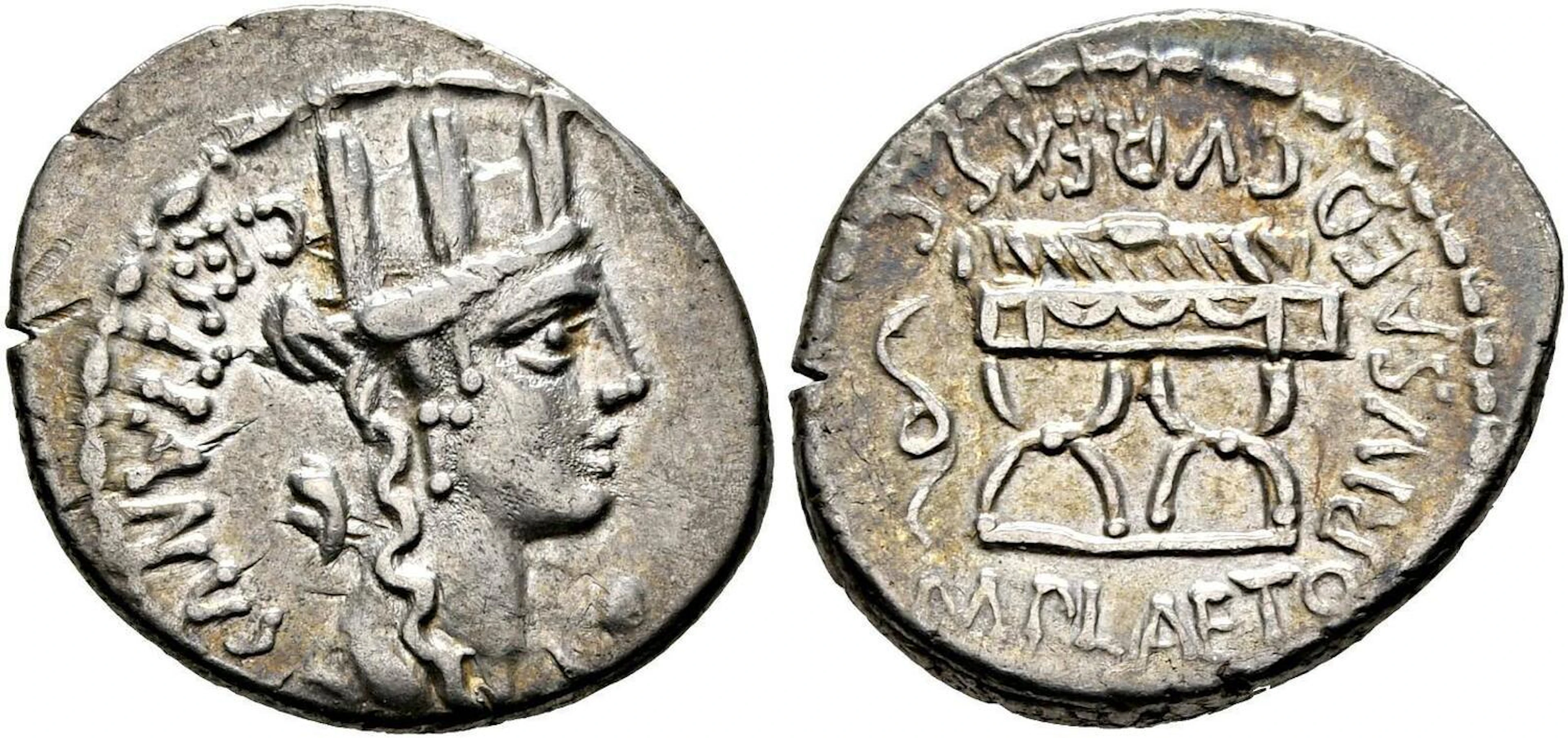 M. Plaetorius M.f. Cestianus.