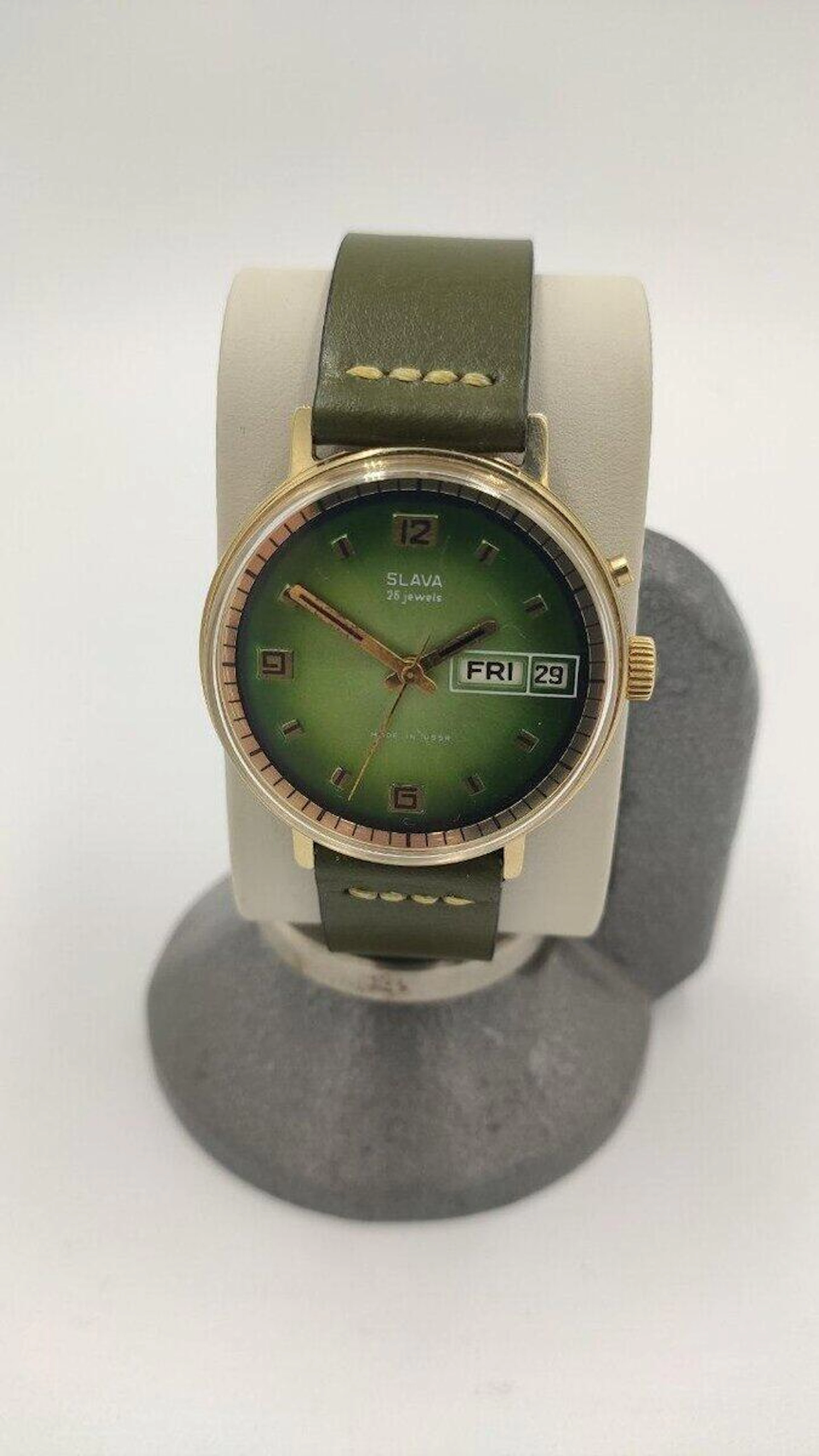 Slava Green Dial Export Watch