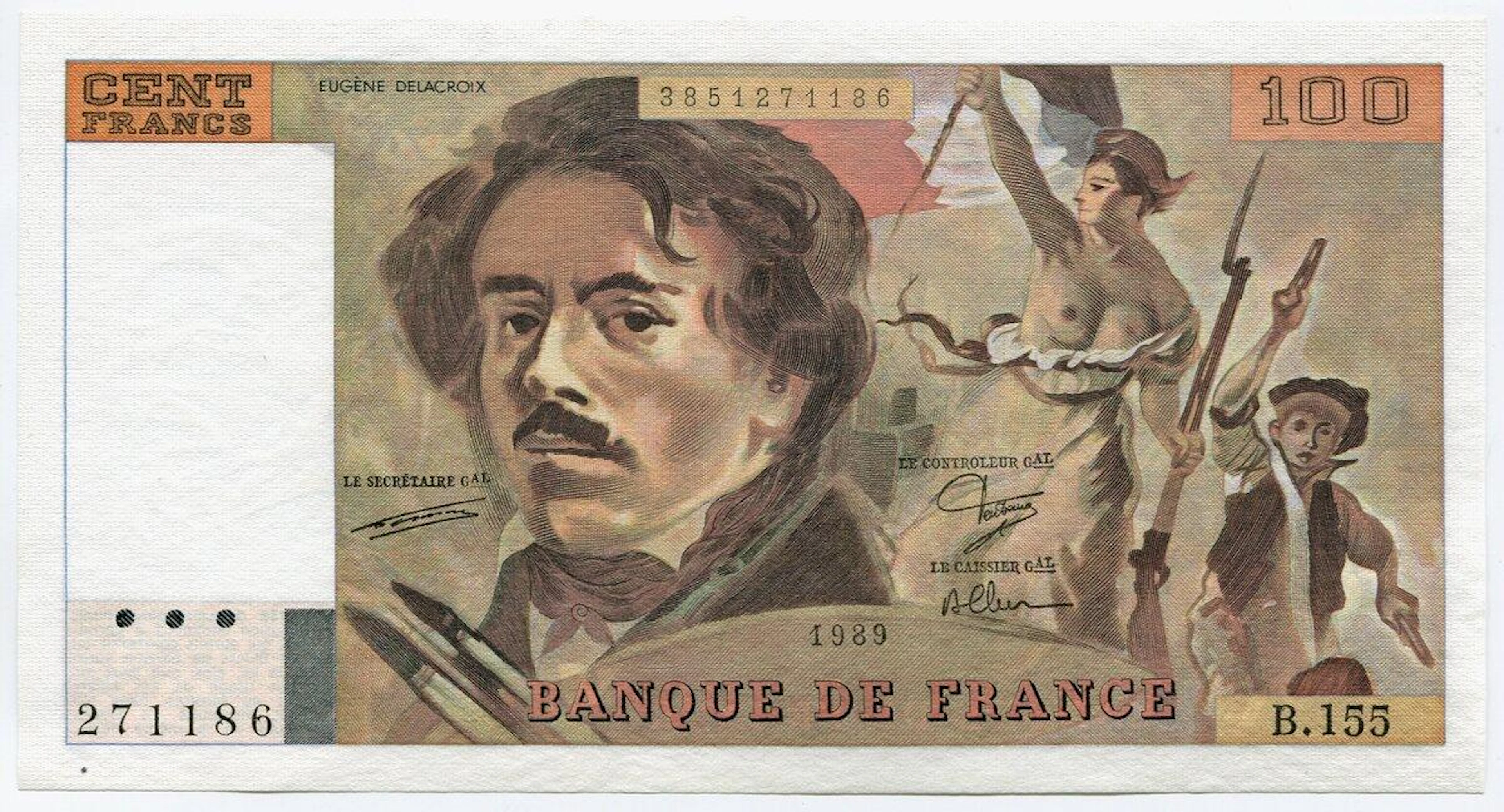 France 100 Francs 1989