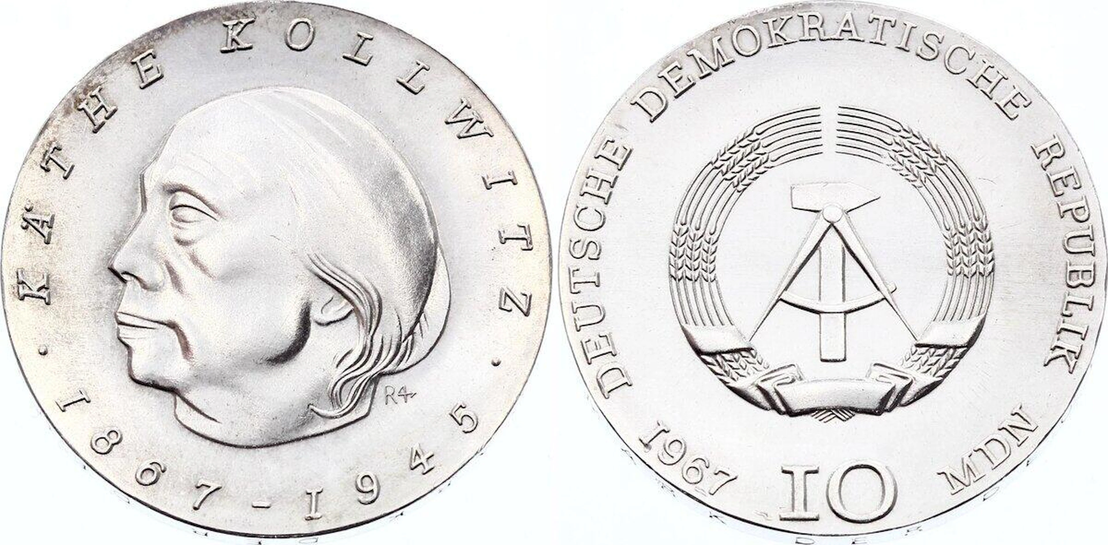 Germany - DDR 10 Mark 1967