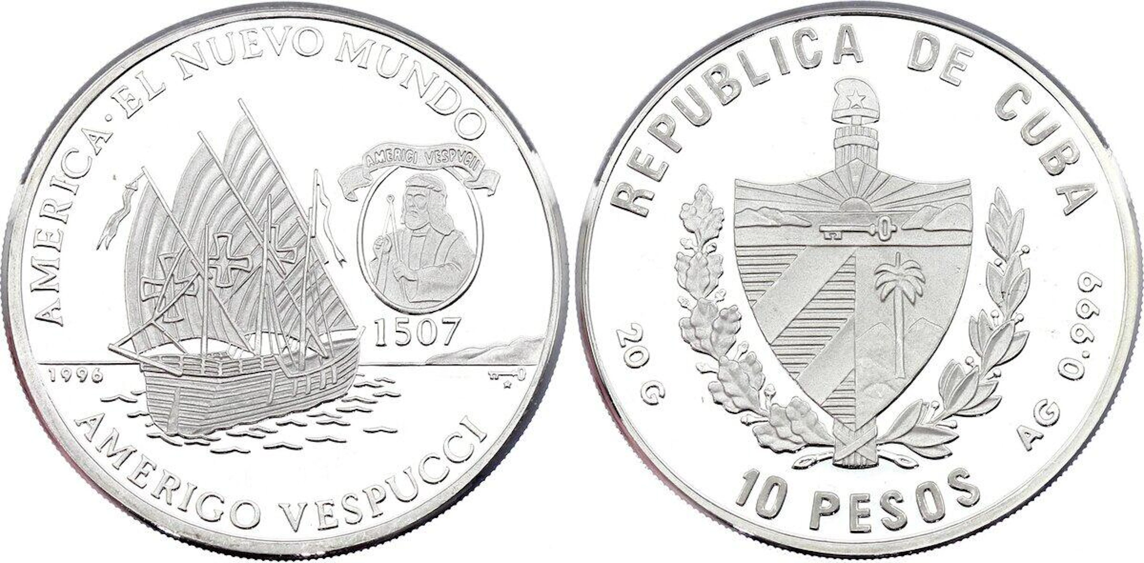 Cuba 10 Pesos 1996