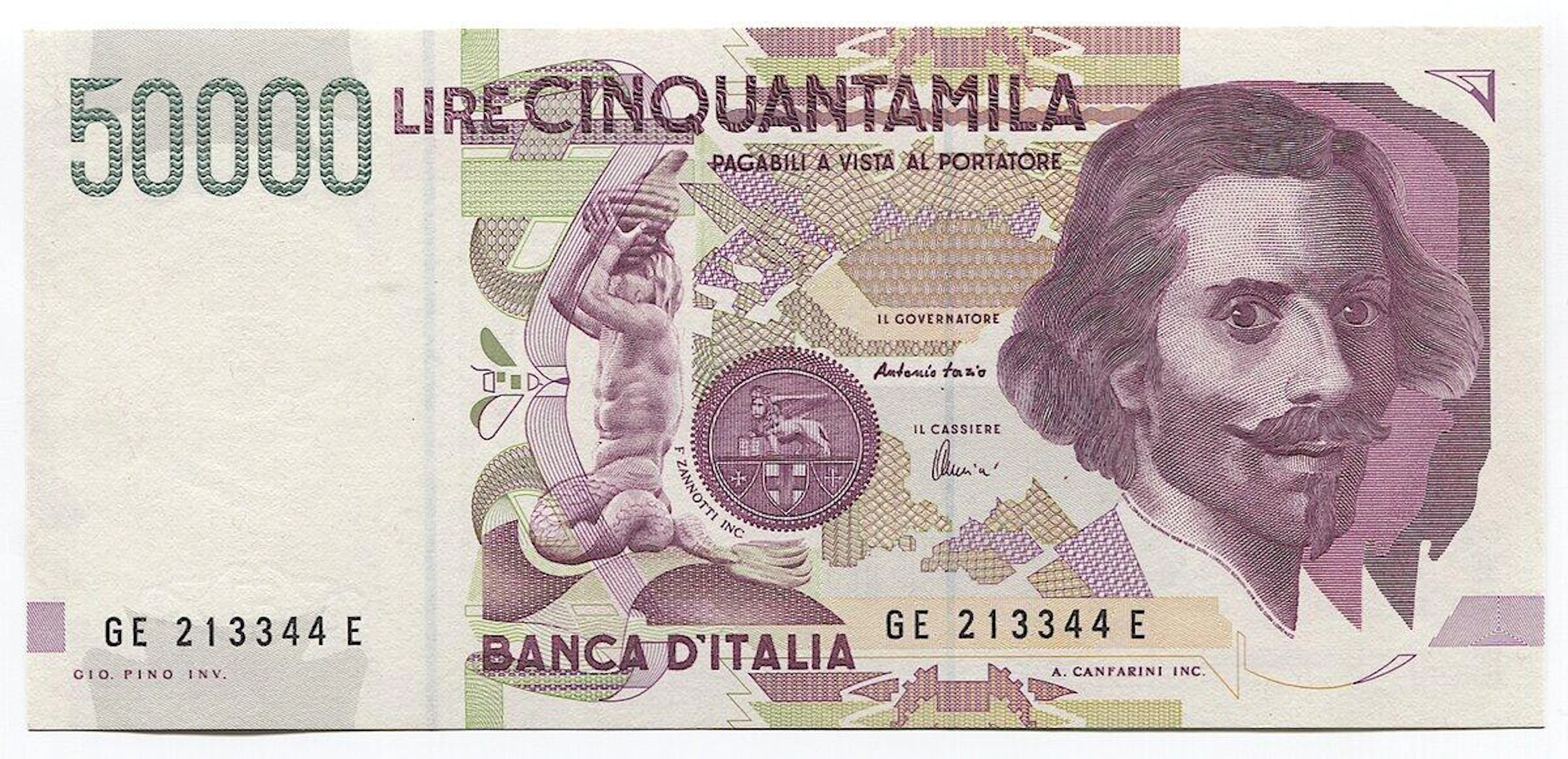 Italy 50000 Lire 1992