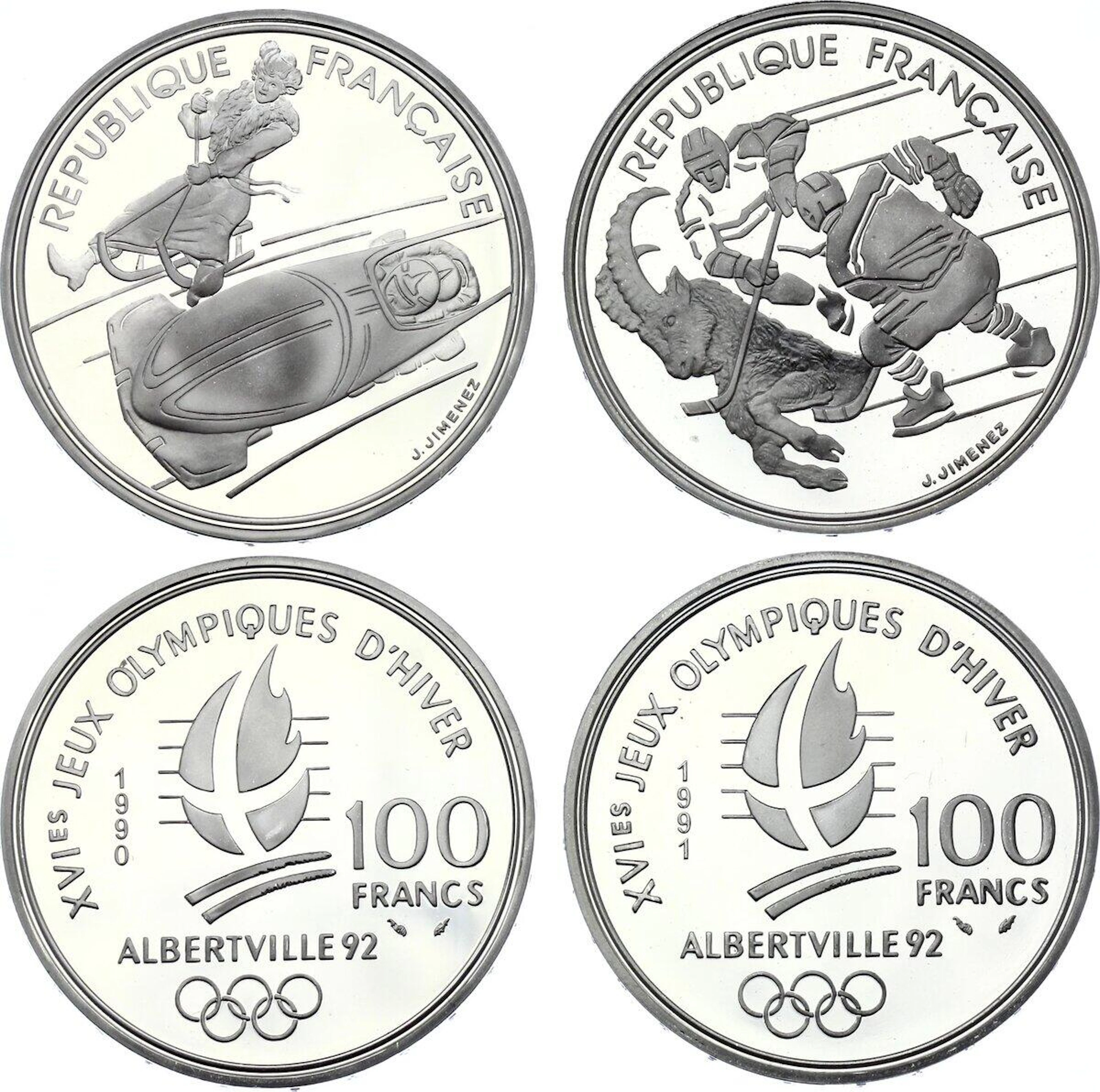 France 2 x 100 Francs 1990-1991