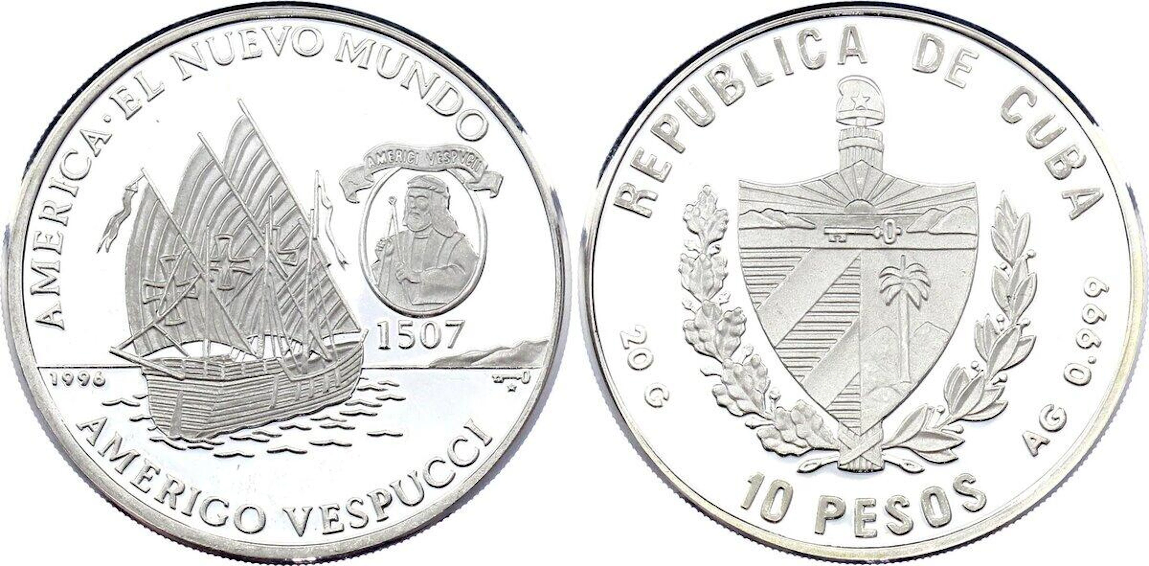 Cuba 10 Pesos 1996