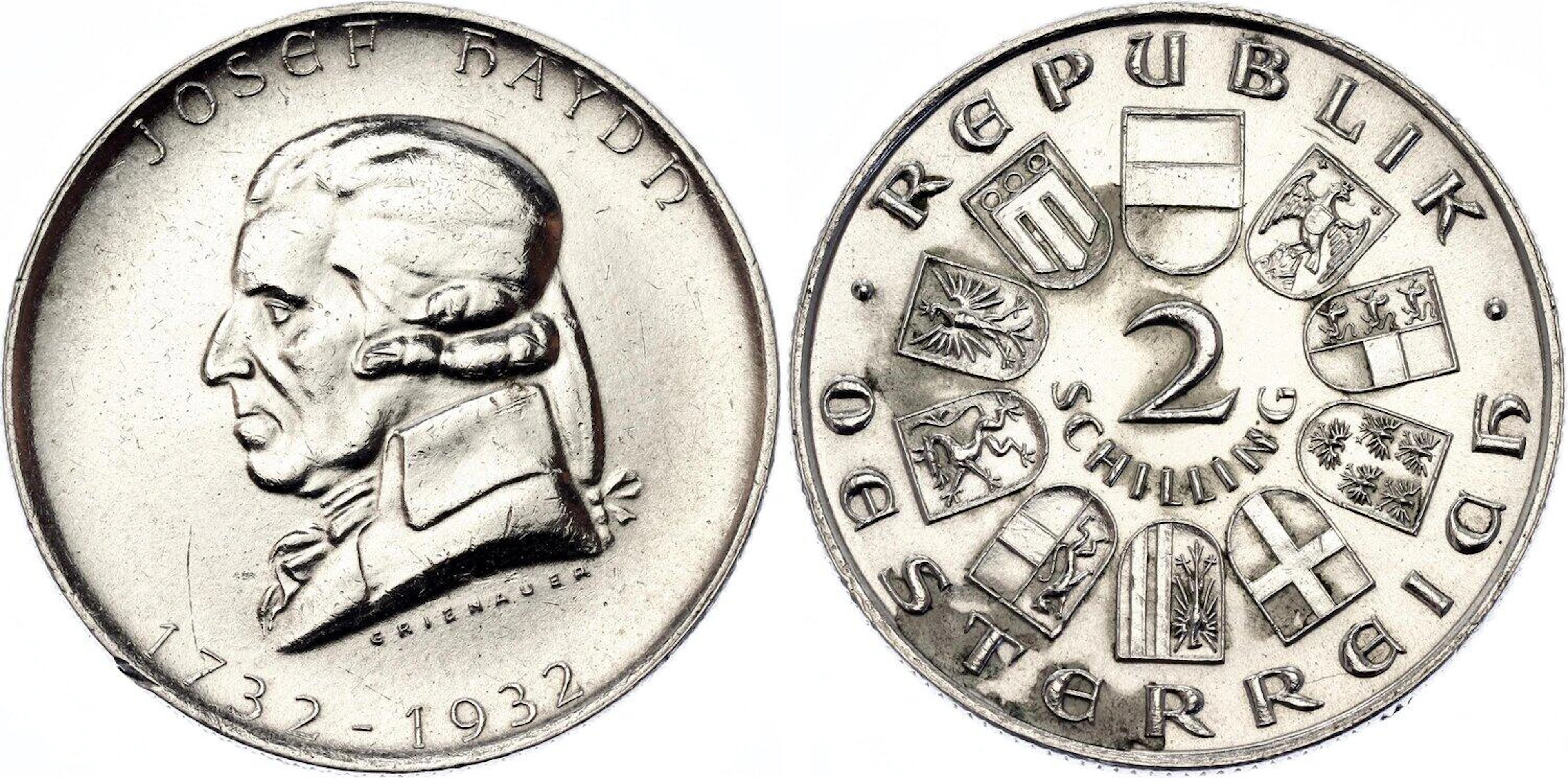 Austria 2 Schilling 1932