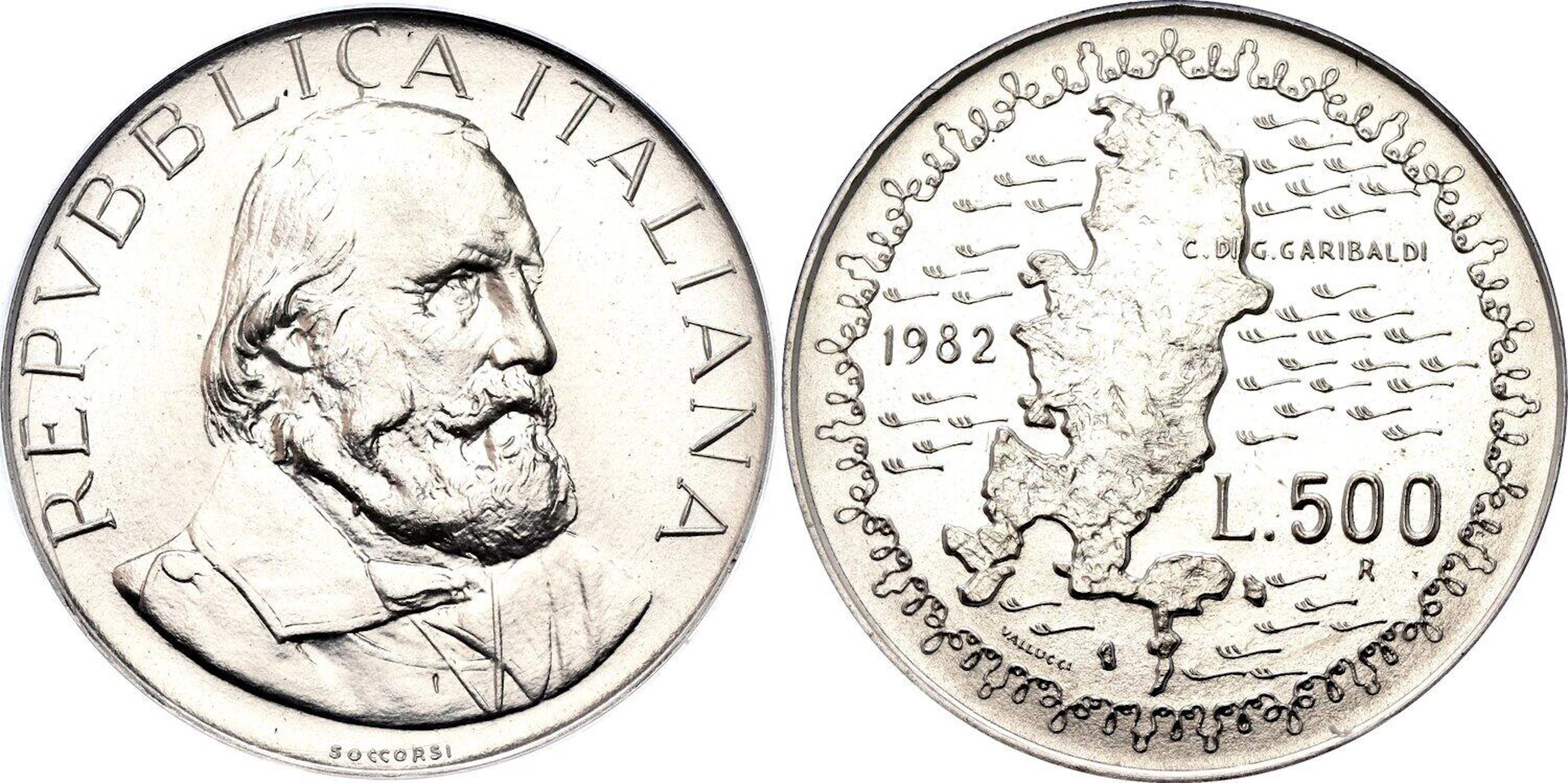 Italy 500 Lire 1982 R