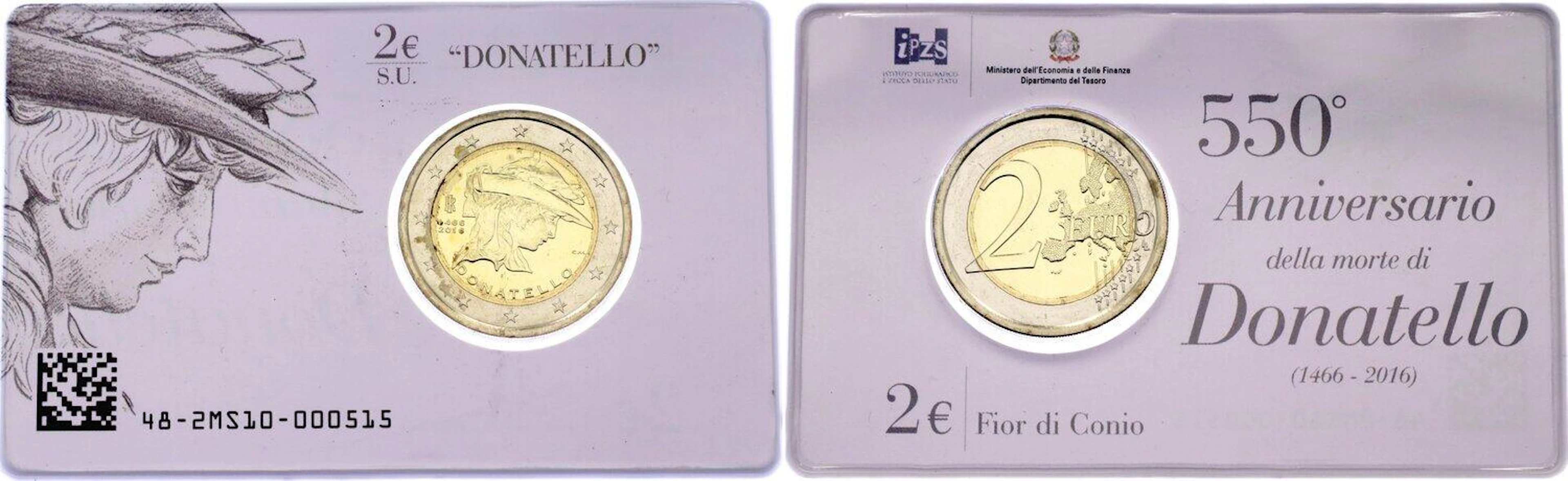 Italy 2 Euro 2016 R