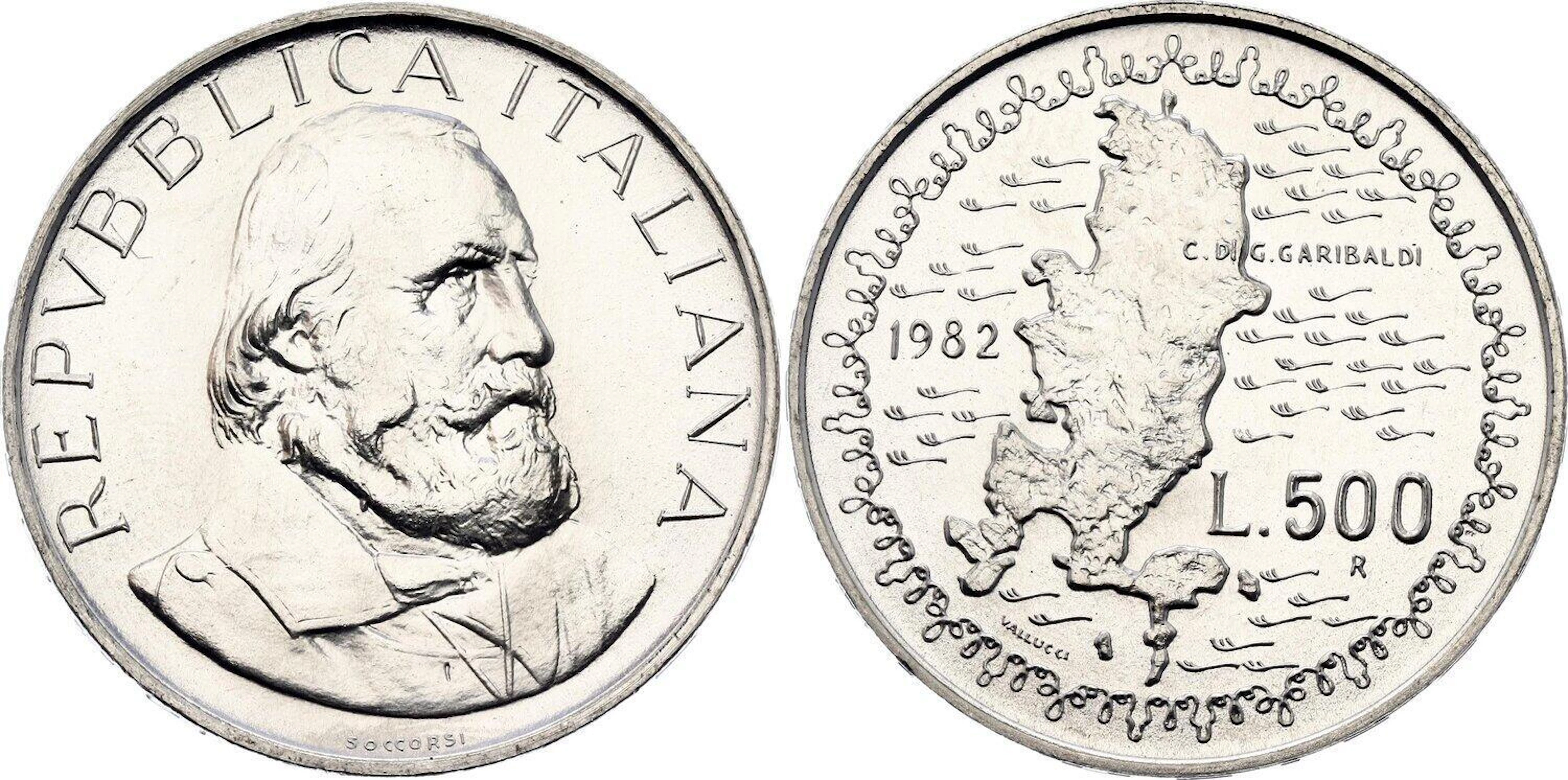 Italy 500 Lire 1982 R