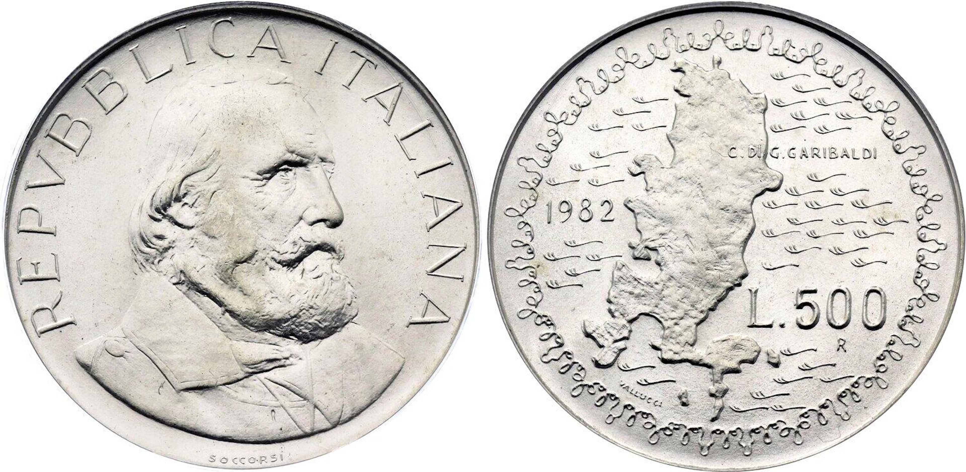 Italy 500 Lire 1982 R