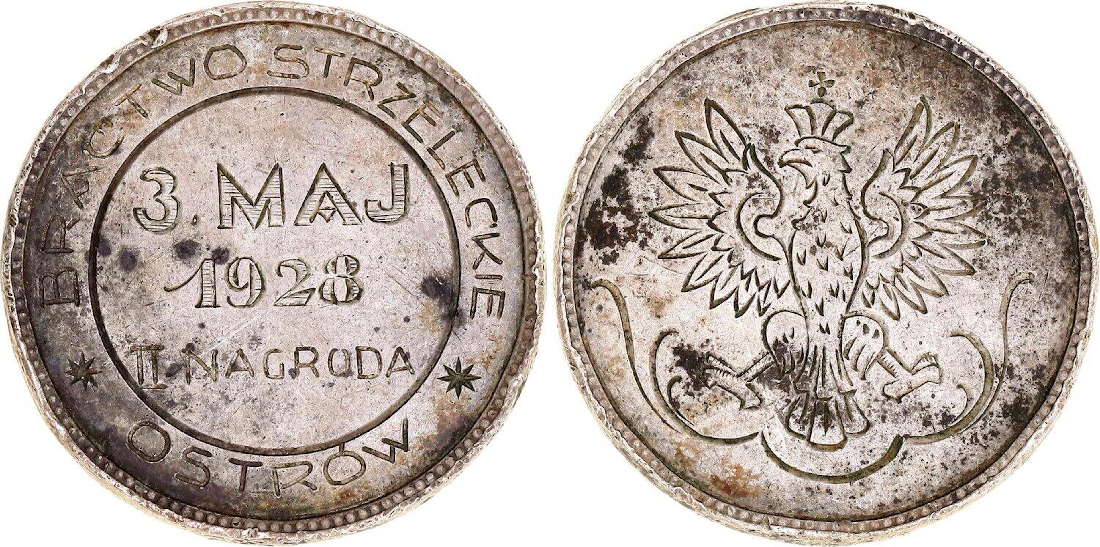 Poland Award Silver Medal of the Shooting Fraternity 1928