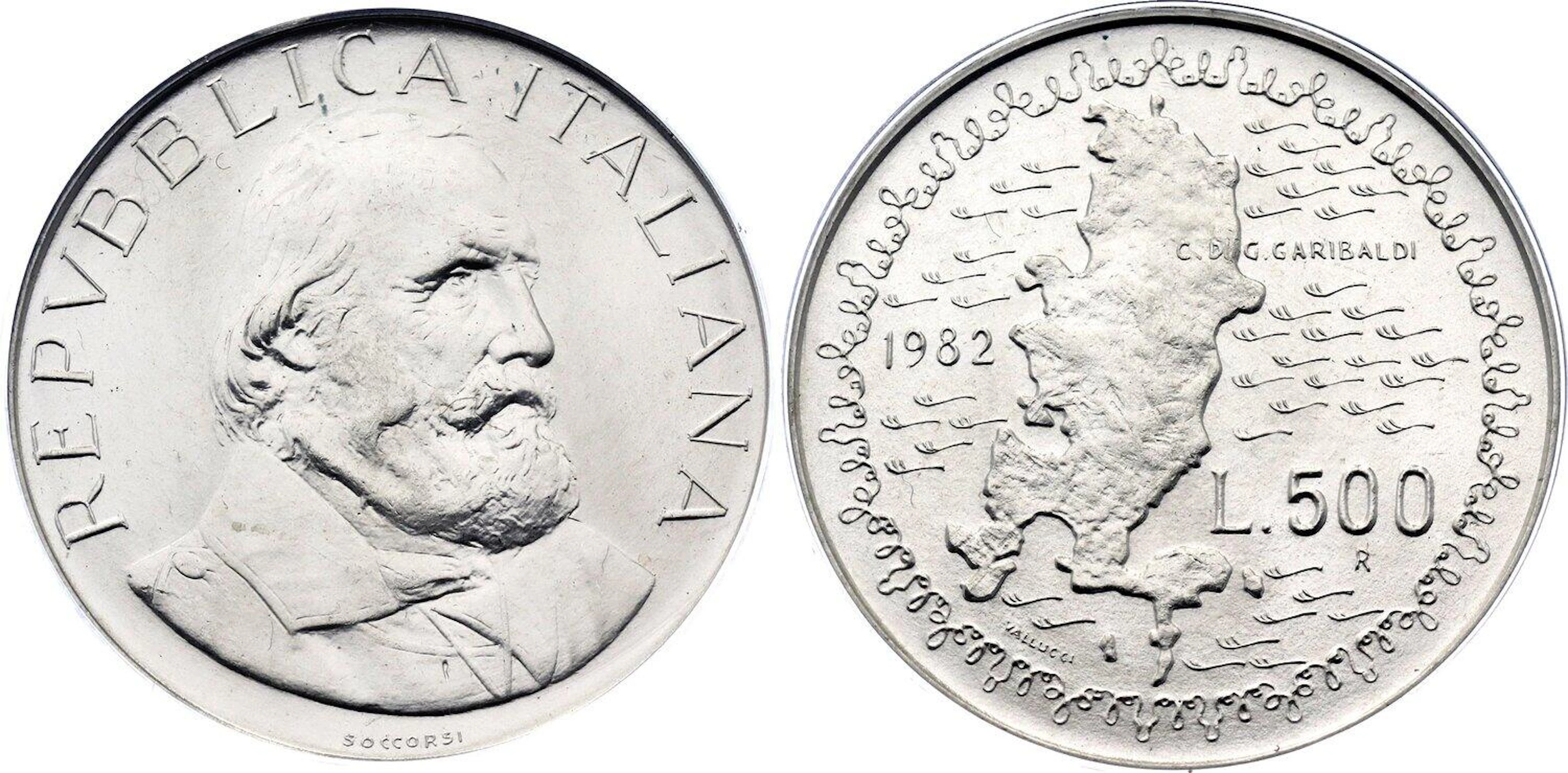 Italy 500 Lire 1982 R