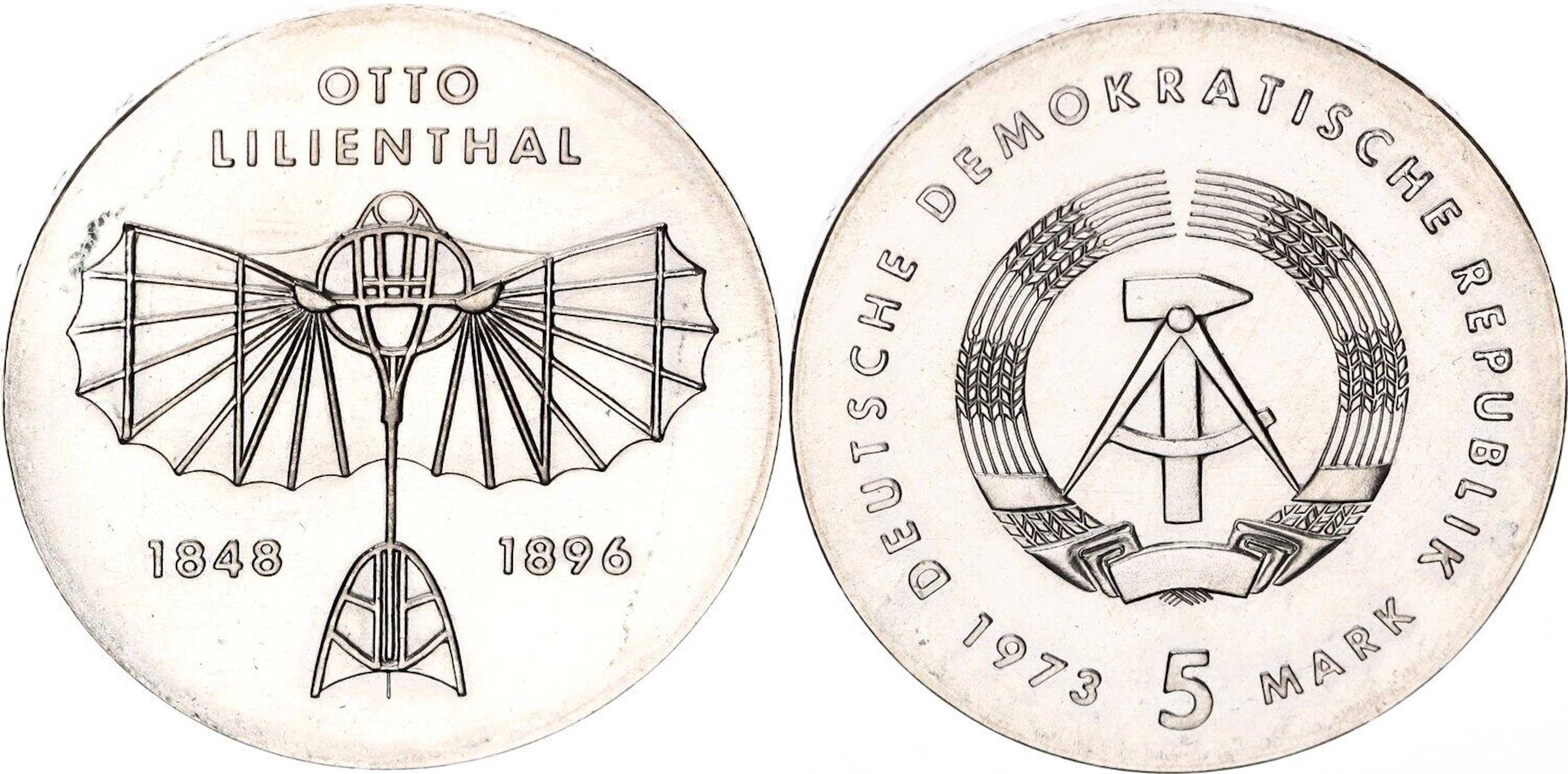 Germany - DDR 5 Mark 1973