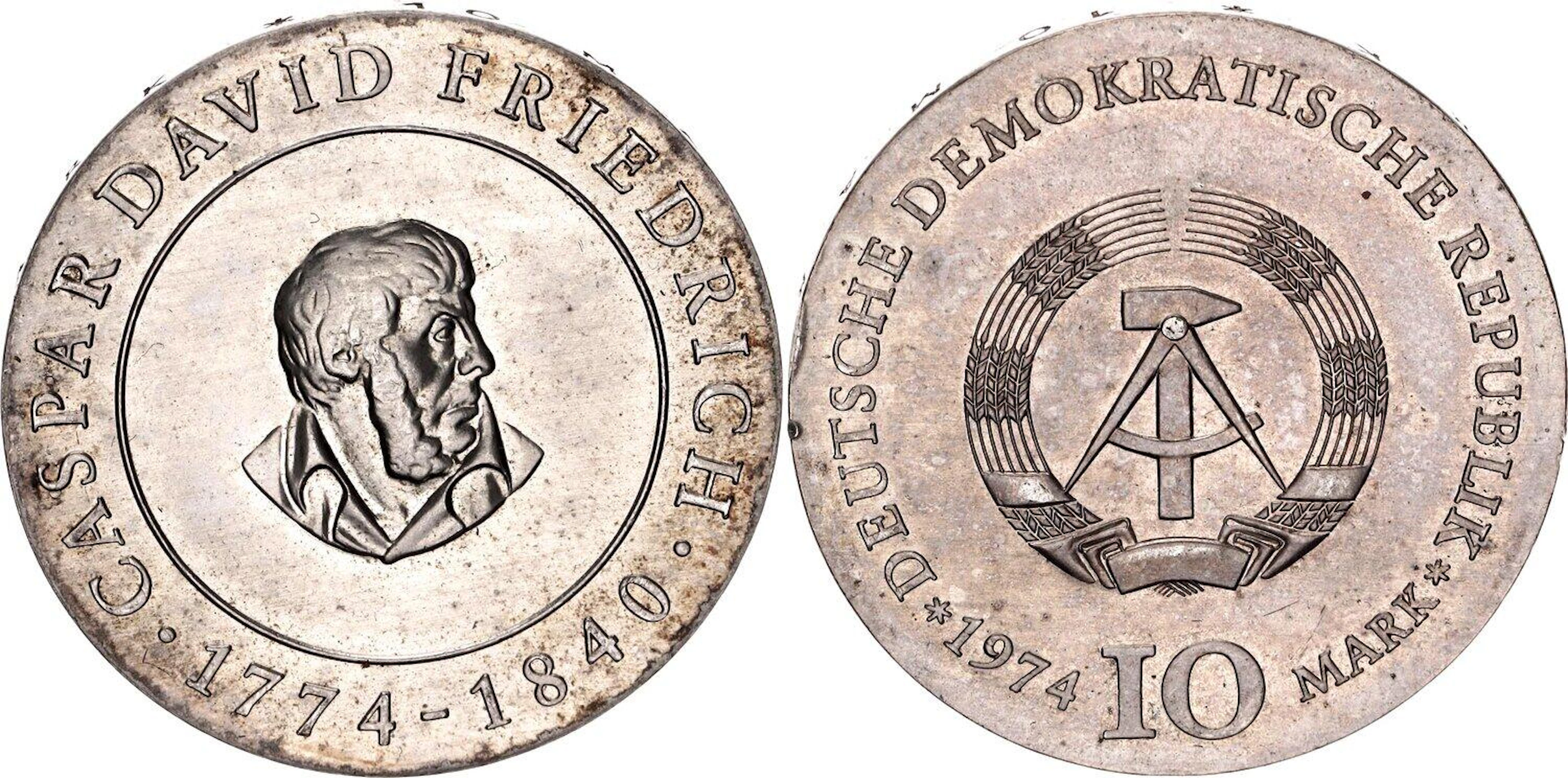 Germany - DDR 10 Mark 1974