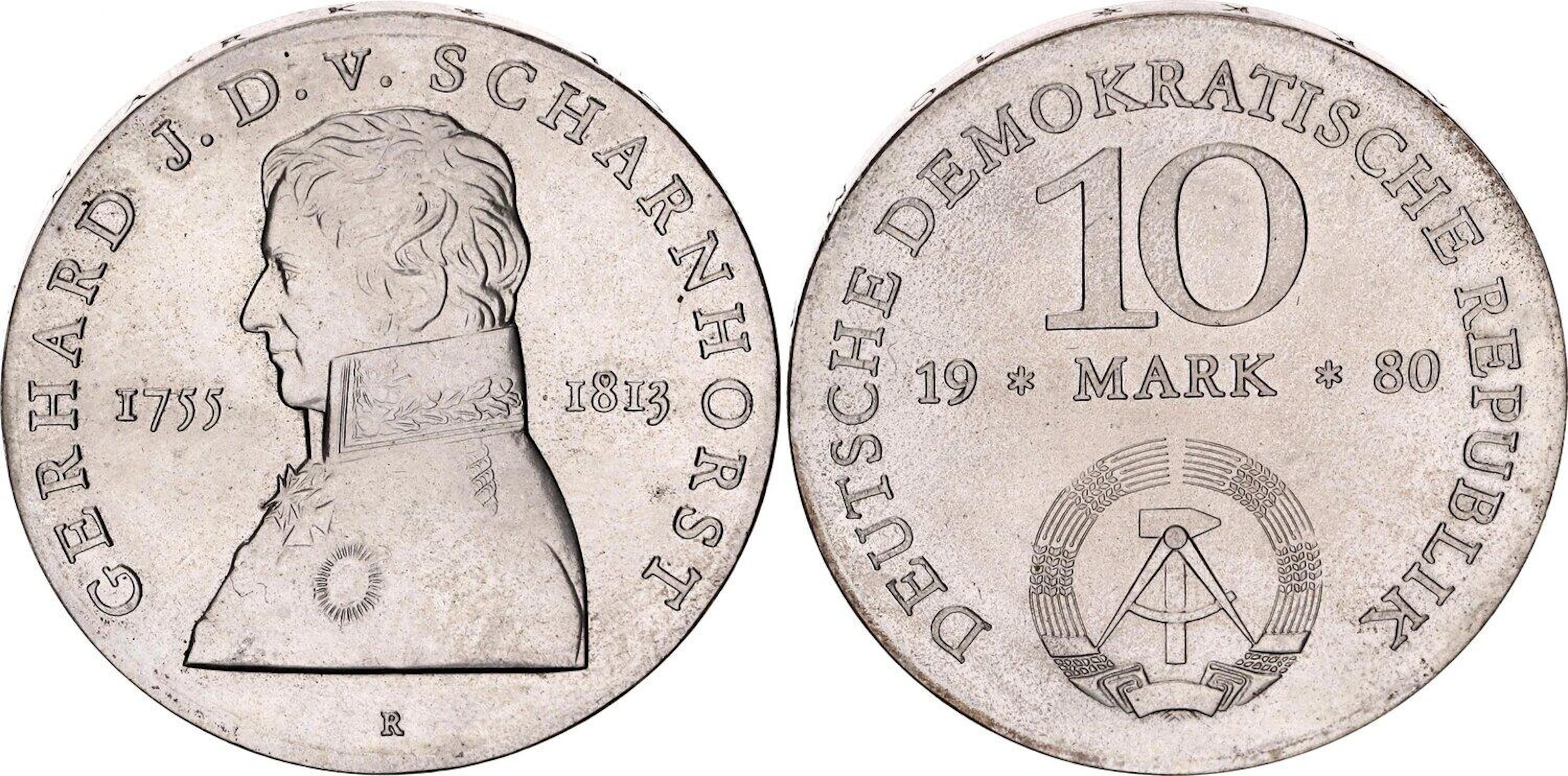 Germany - DDR 10 Mark 1980